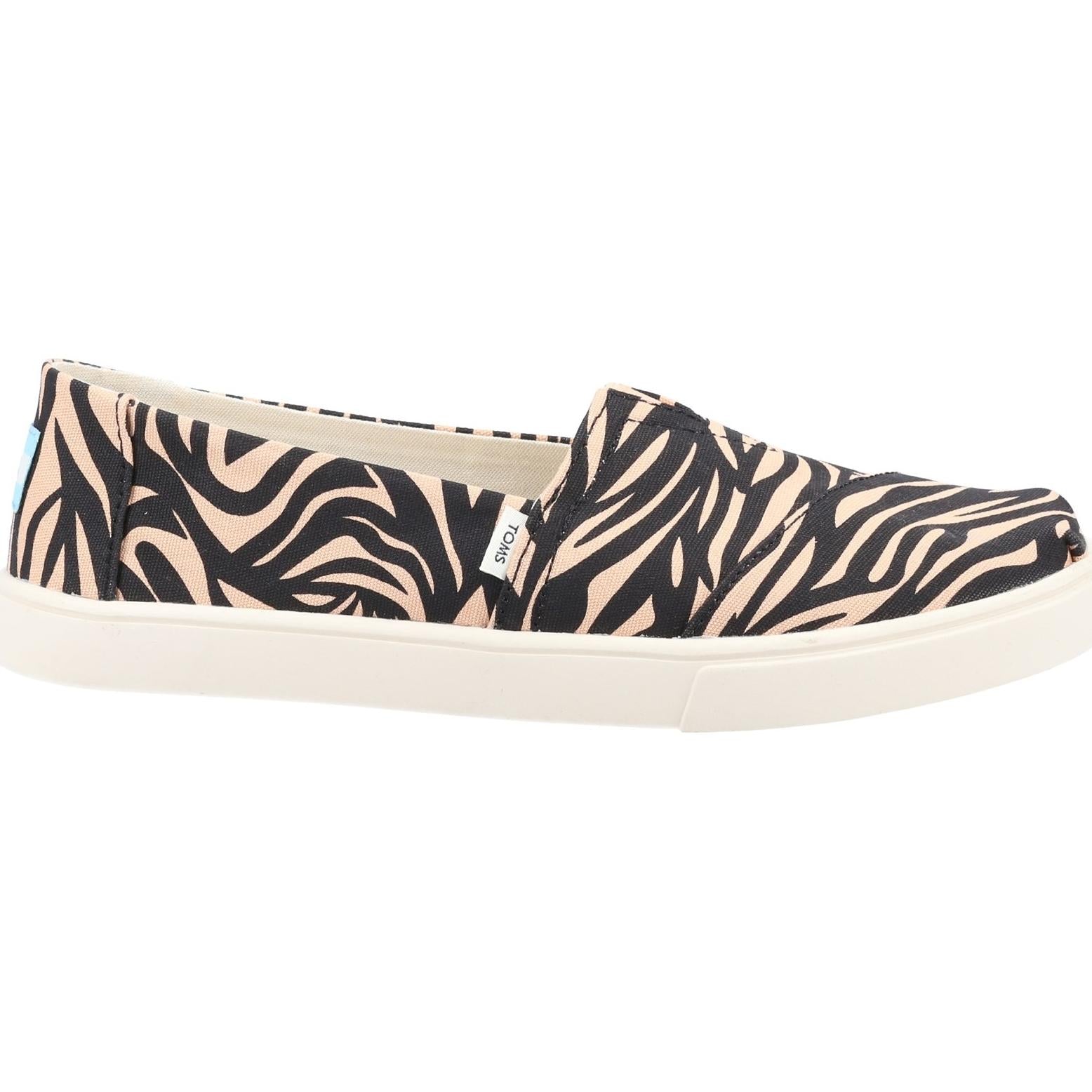 Toms Alpargata Cupsole Tiger Stripes Slip On Flats