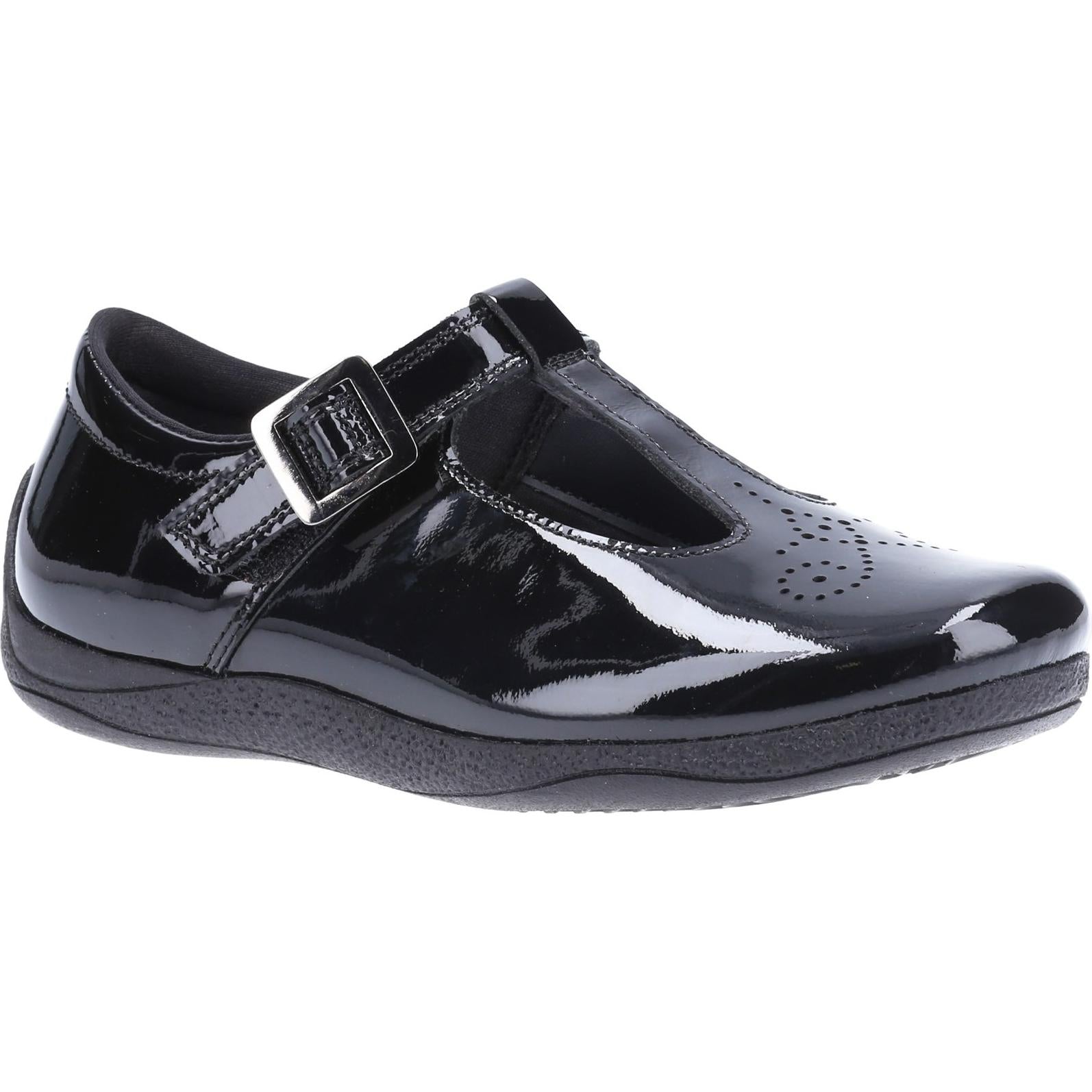 Hush Puppies Eliza Junior Patent School Shoe