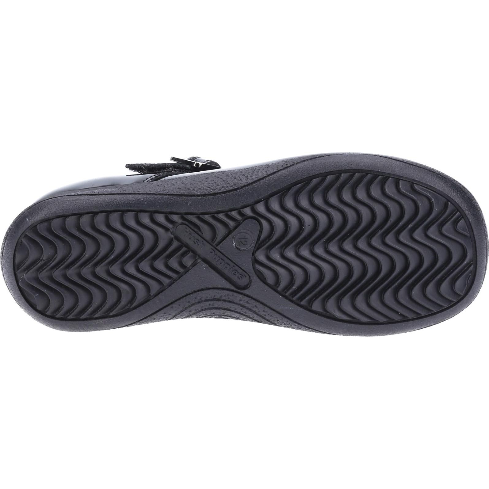 Hush Puppies Eliza Junior Patent School Shoe