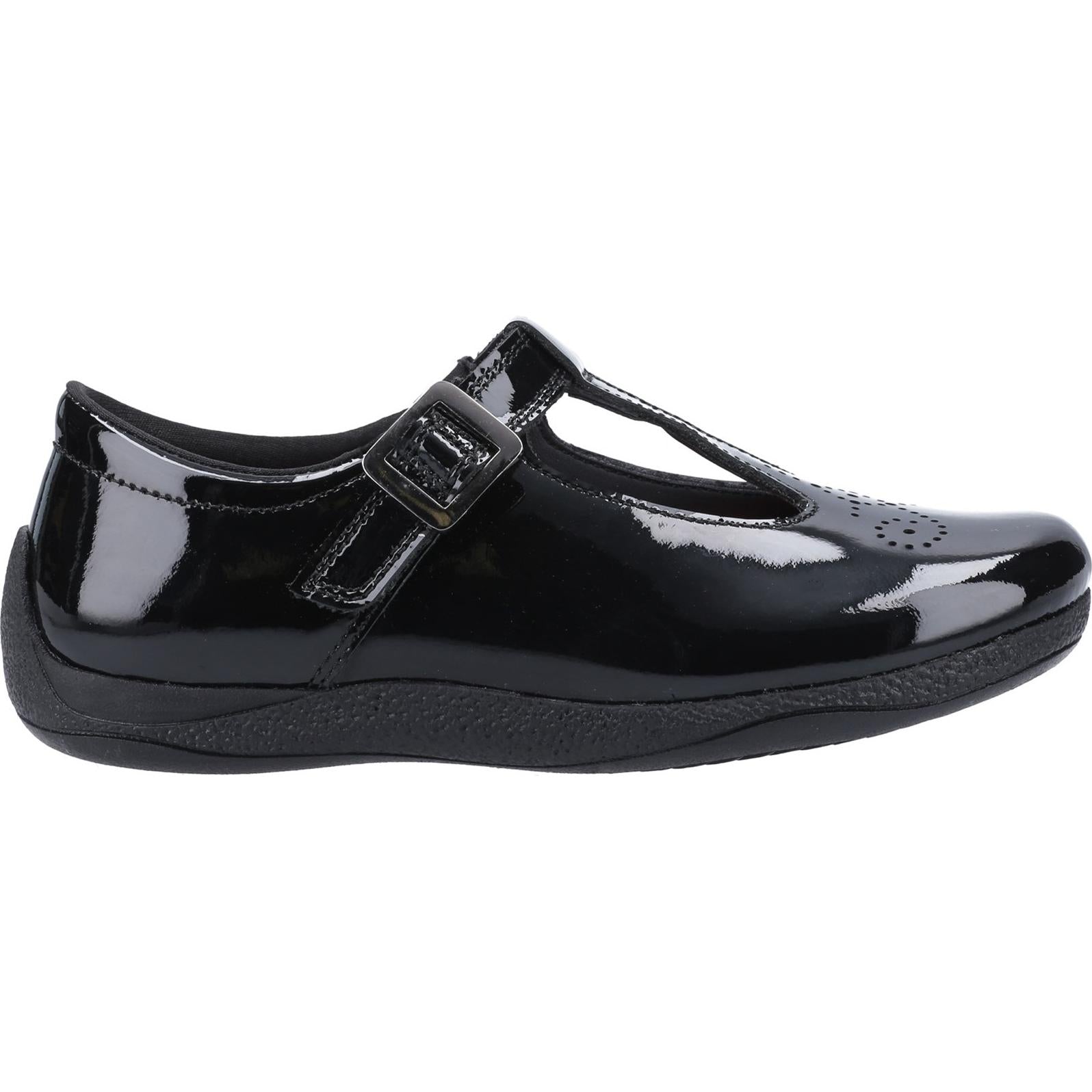 Hush Puppies Eliza Junior Patent School Shoe