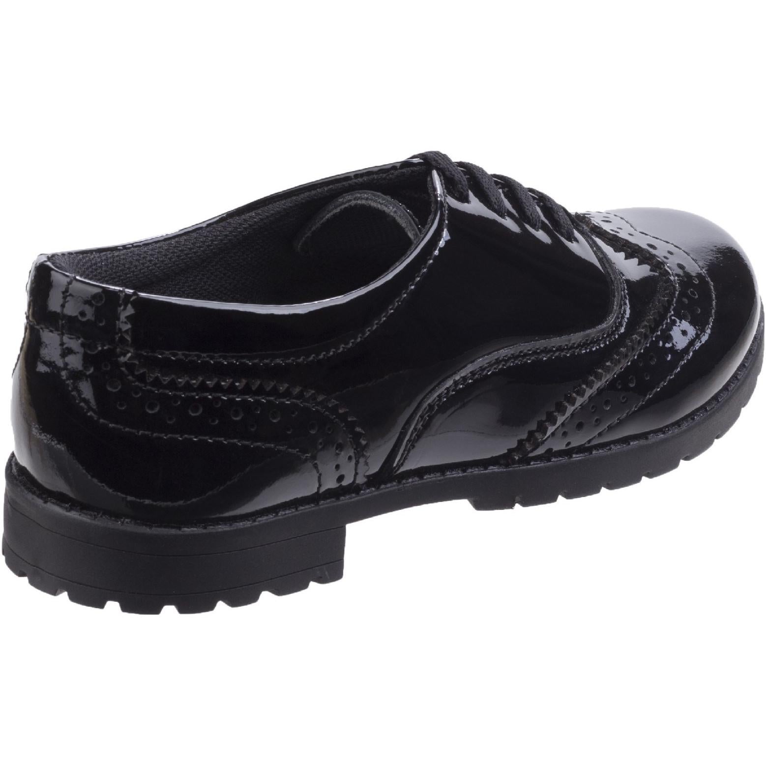 Hush Puppies Eadie Senior Patent School Shoe