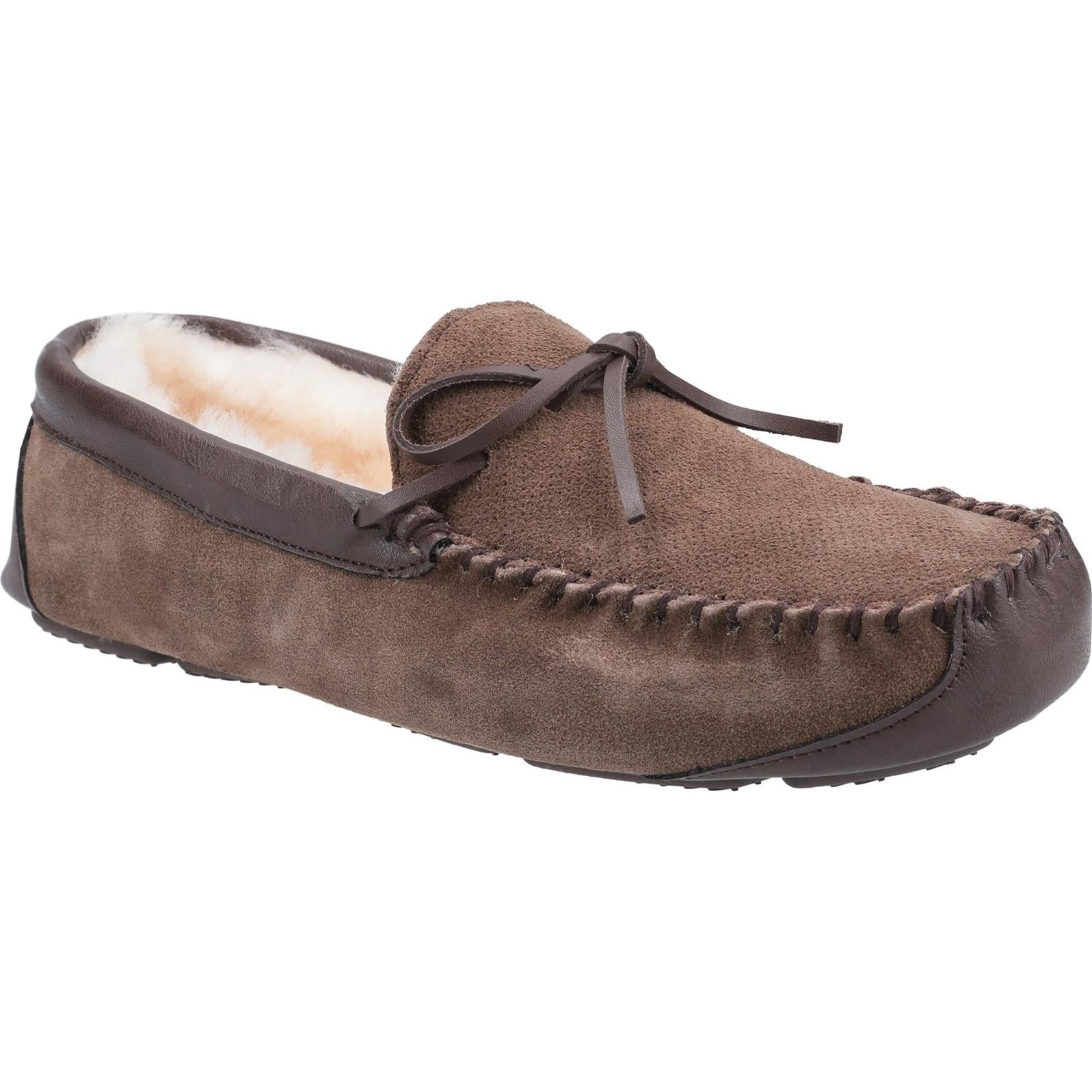 Cotswold Northwood Sheepskin Moccasin Slipper