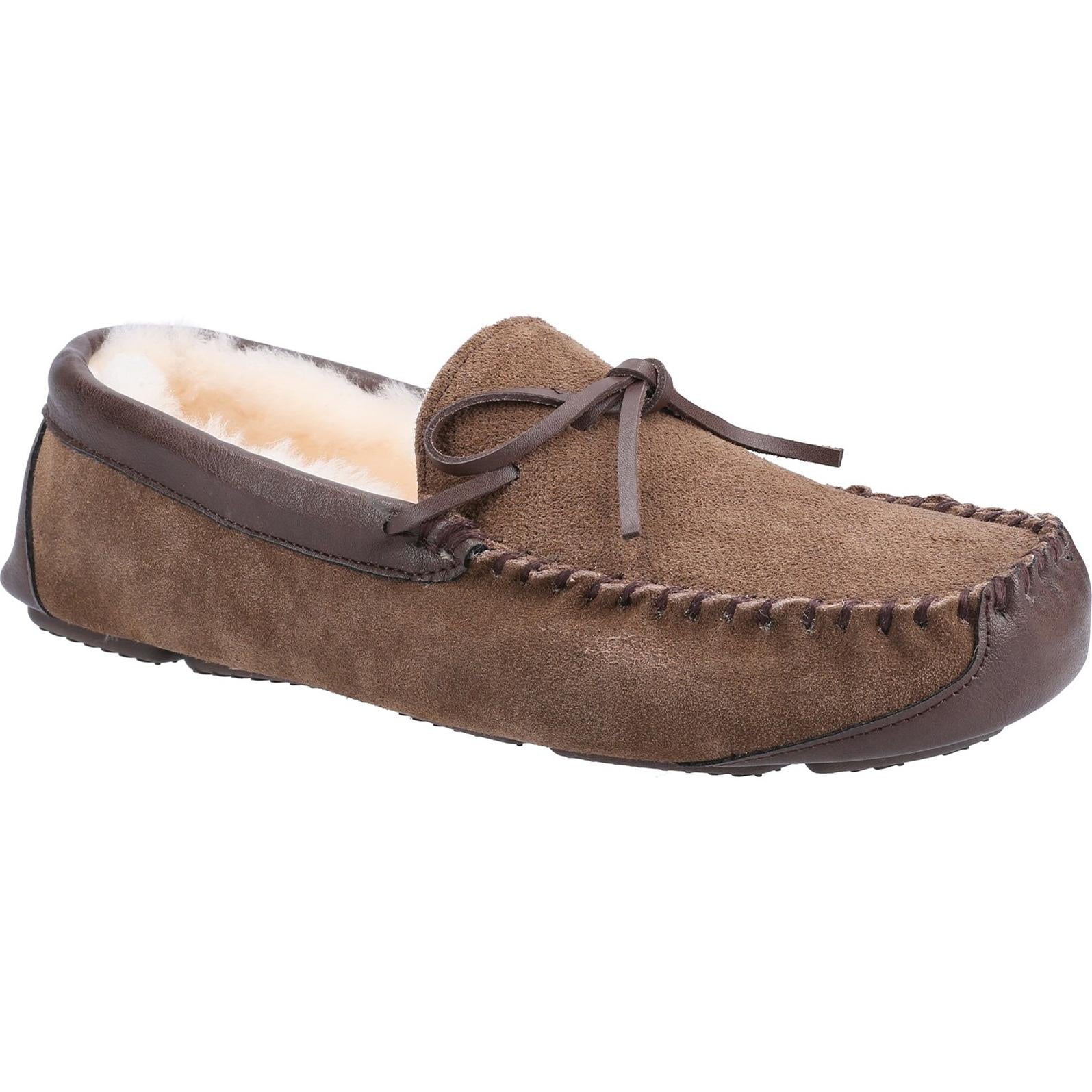 Cotswold Northwood Sheepskin Moccasin Slipper