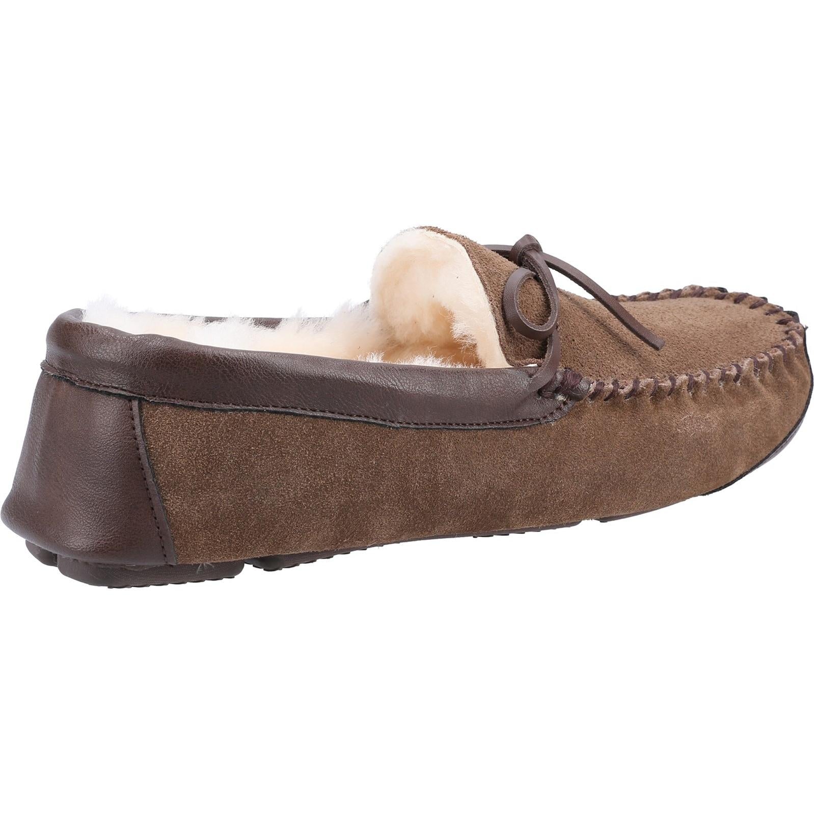 Cotswold Northwood Sheepskin Moccasin Slipper
