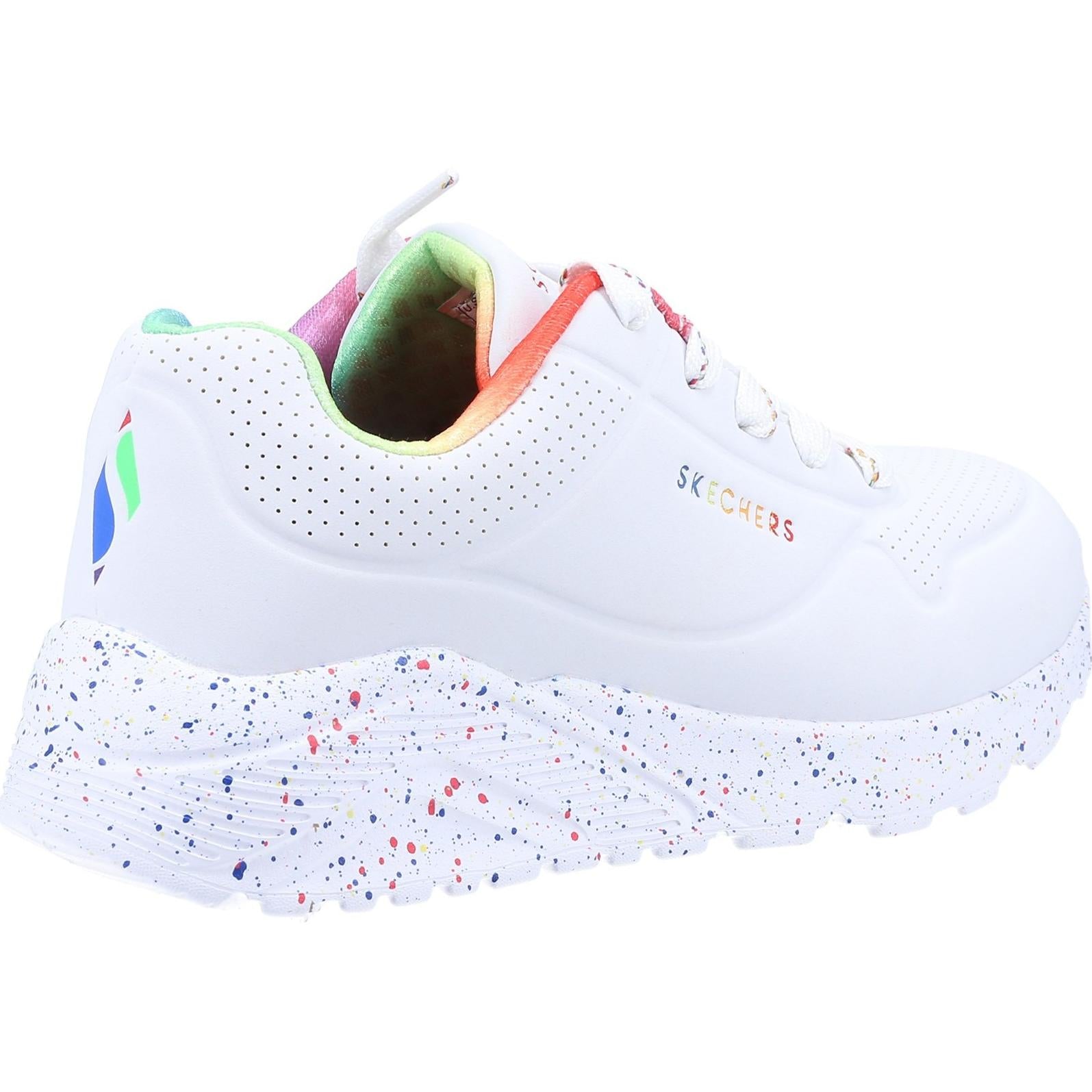 Skechers Uno Lite Rainbow Speckle Shoe