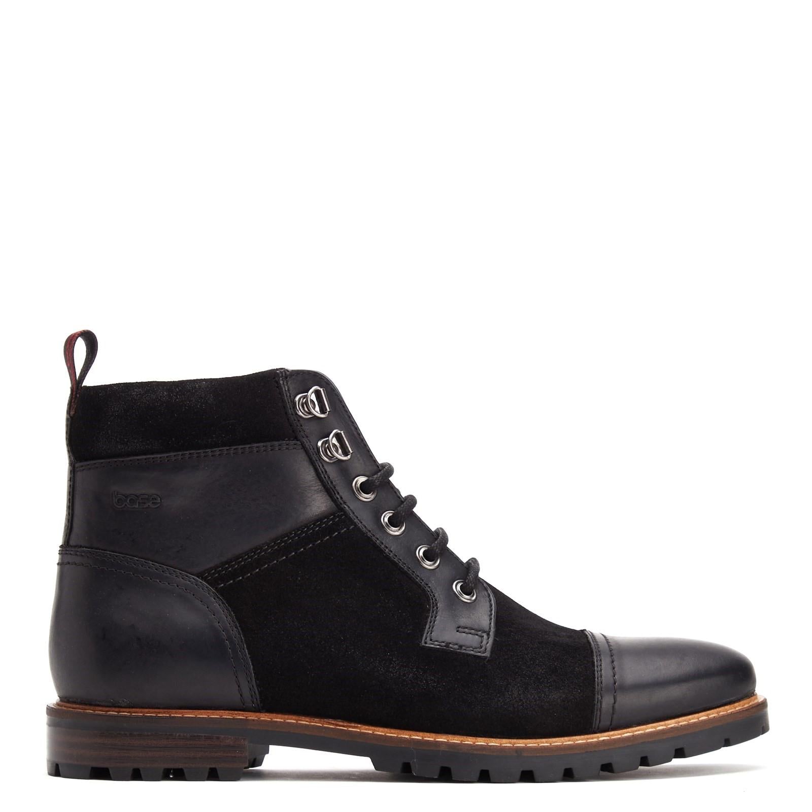 Base London Rogan Toe Cap Combat Boots