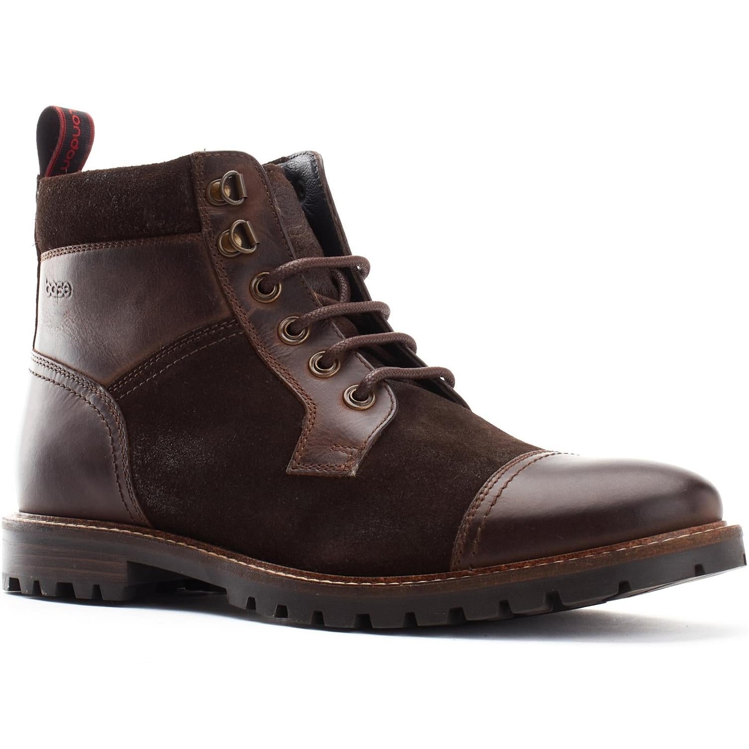 Base London Rogan Toe Cap Combat Boots
