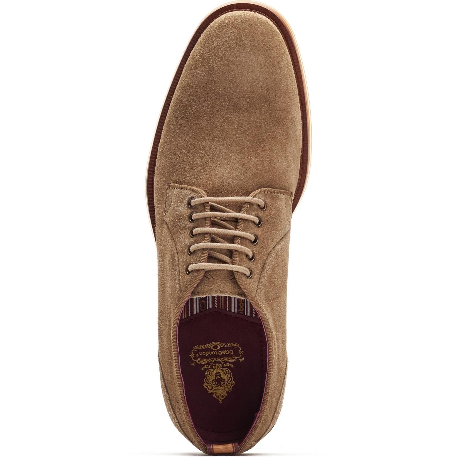 Base London Hughes Plain Toe Derby Shoe