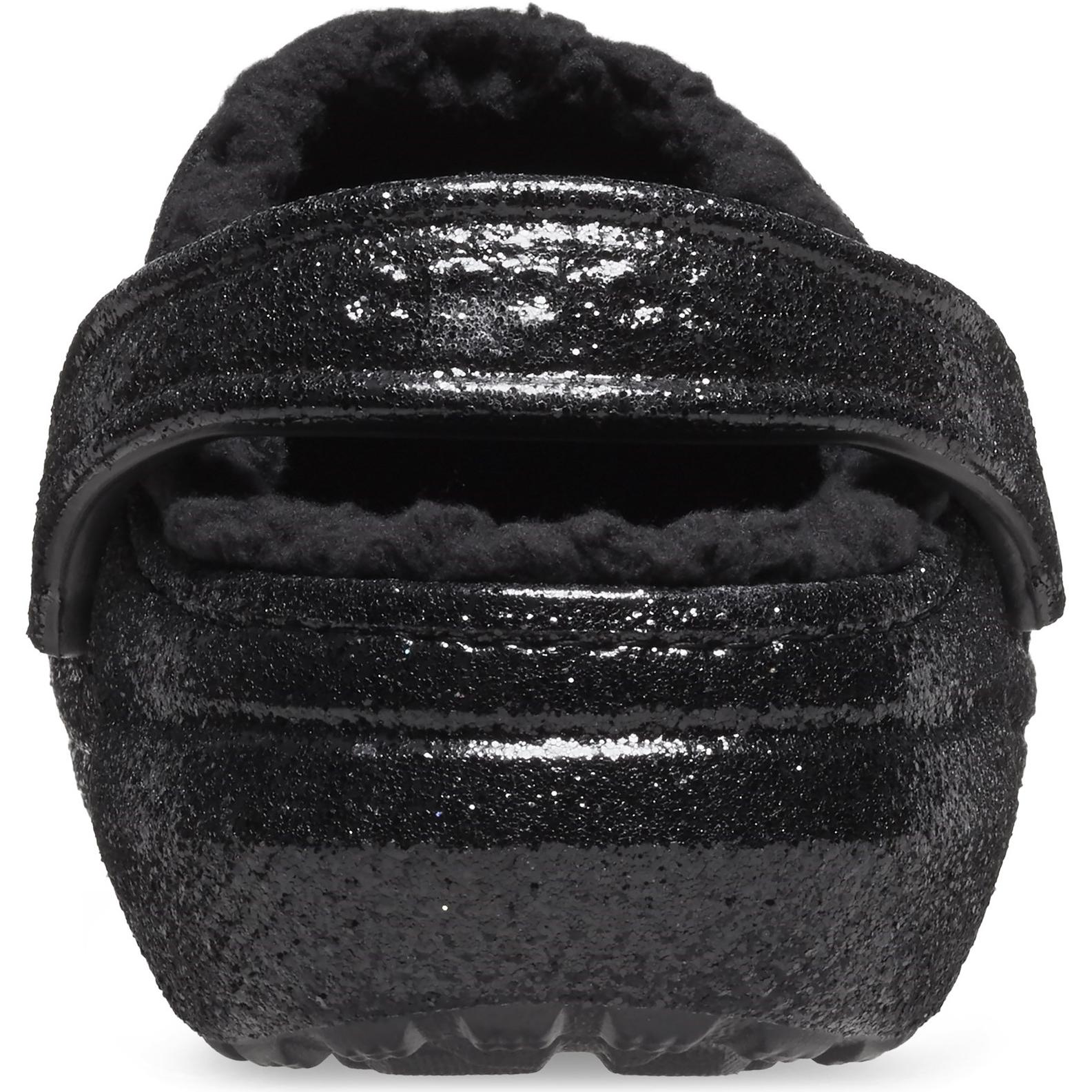 Crocs Classic Glitter Lined Clog Sandals