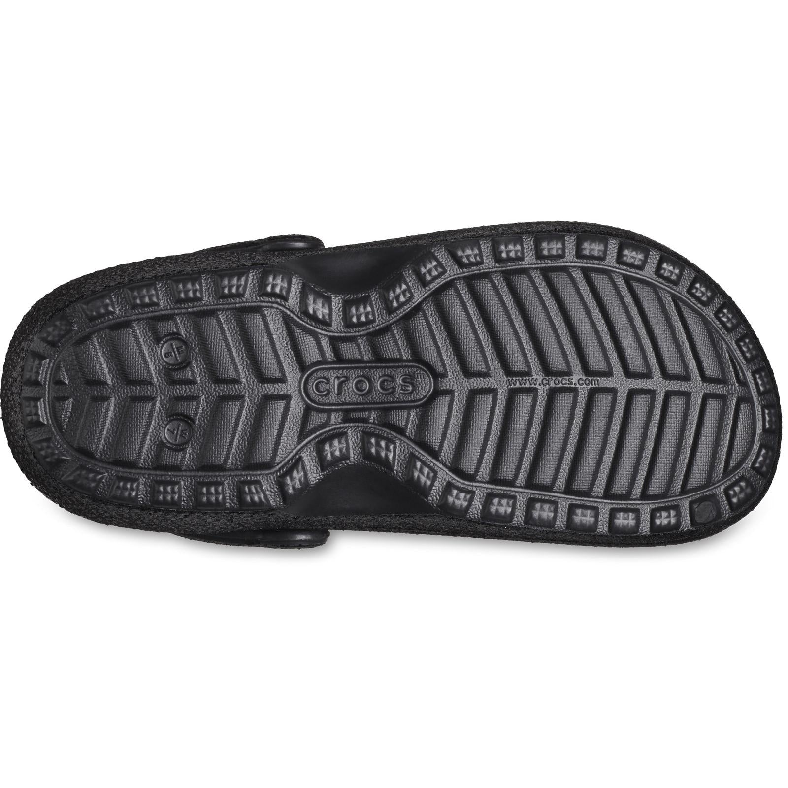 Crocs Classic Glitter Lined Clog Sandals