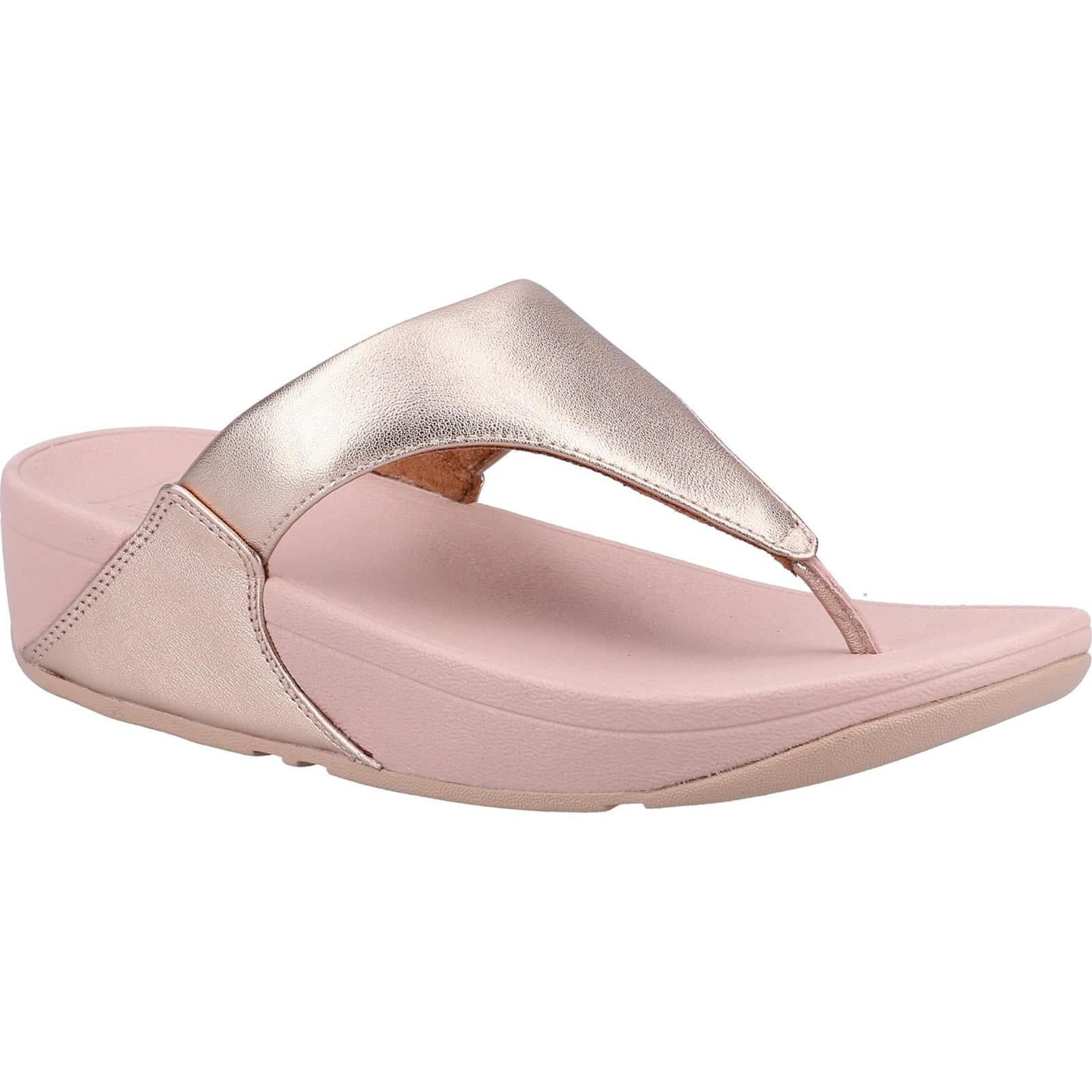 Fitflop Lulu Metallic Toe-Post Sandals