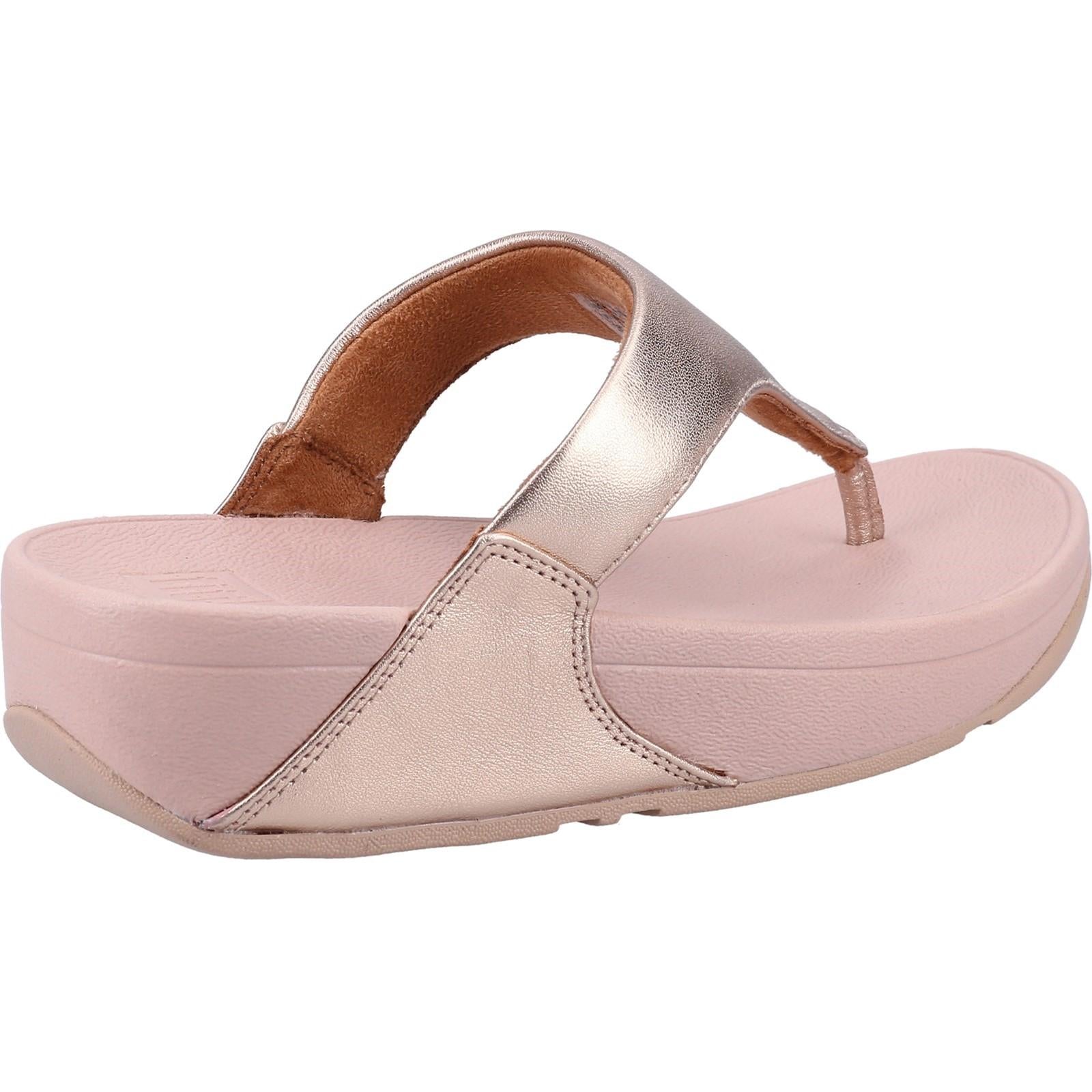 Fitflop Lulu Metallic Toe-Post Sandals