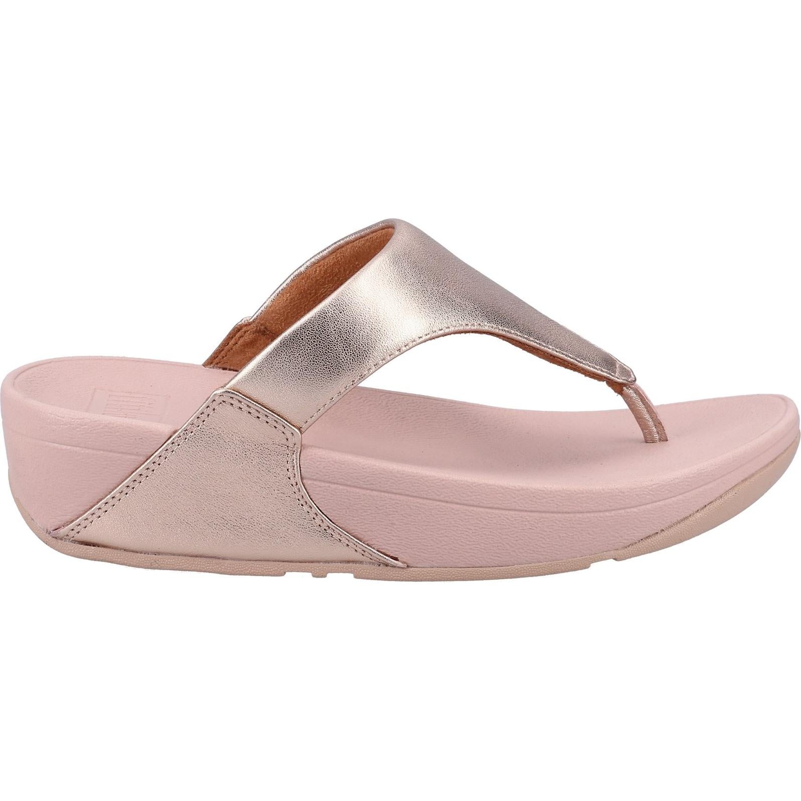Fitflop Lulu Metallic Toe-Post Sandals