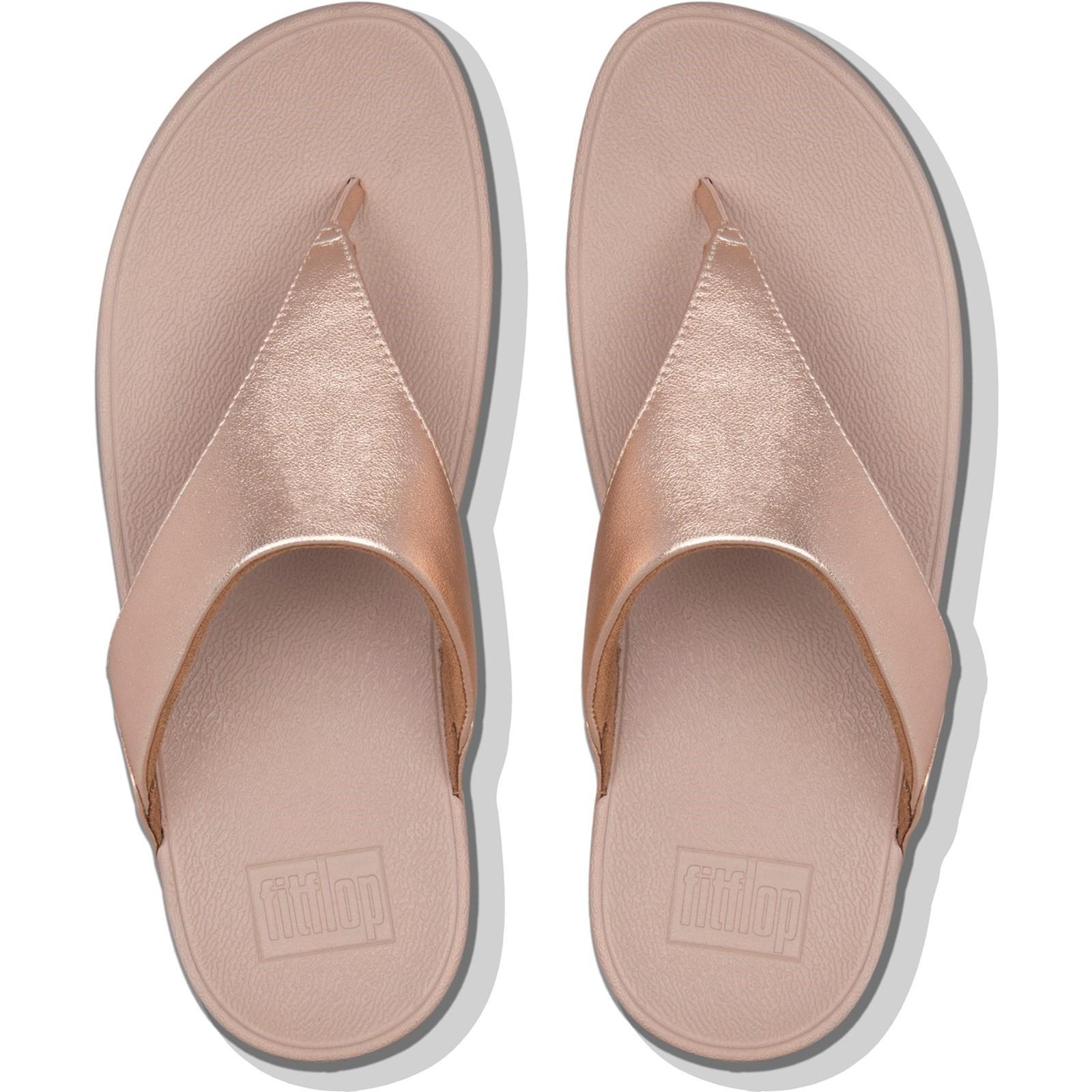 Fitflop Lulu Metallic Toe-Post Sandals