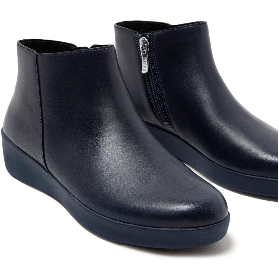 Fitflop Sumi Leather Ankle Boots