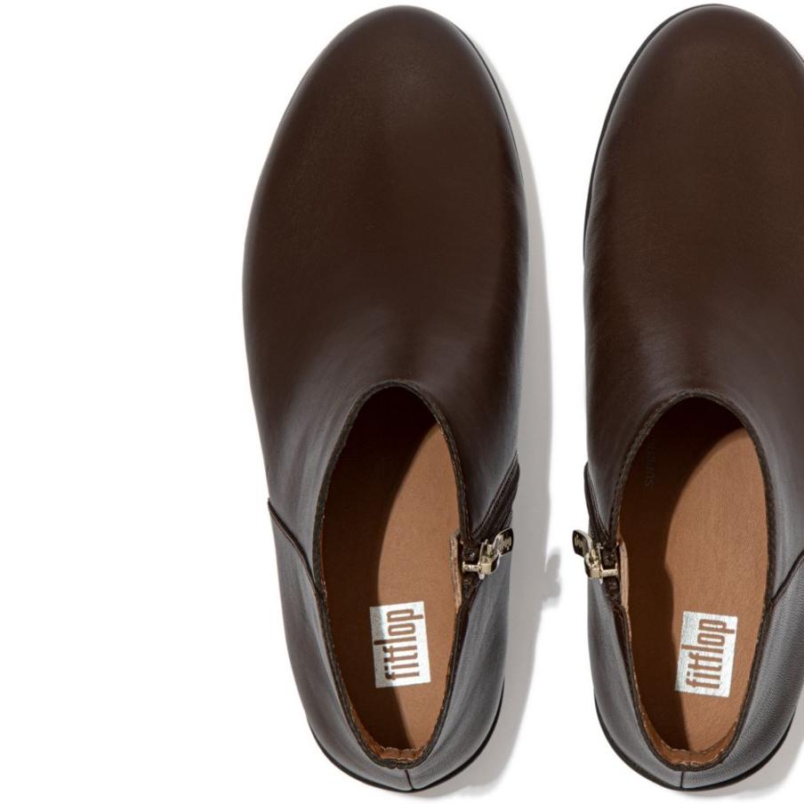 Fitflop Sumi Leather Ankle Boots