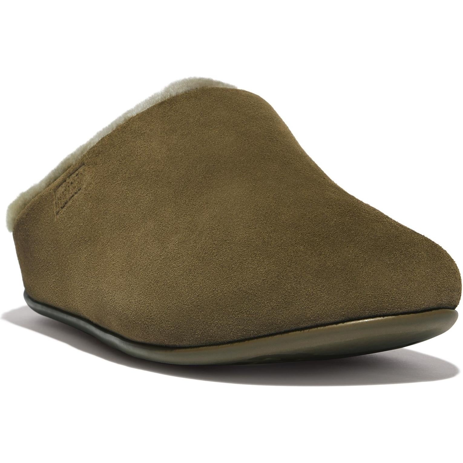 Fitflop Chrissie Shearling-Lined Suede Slippers