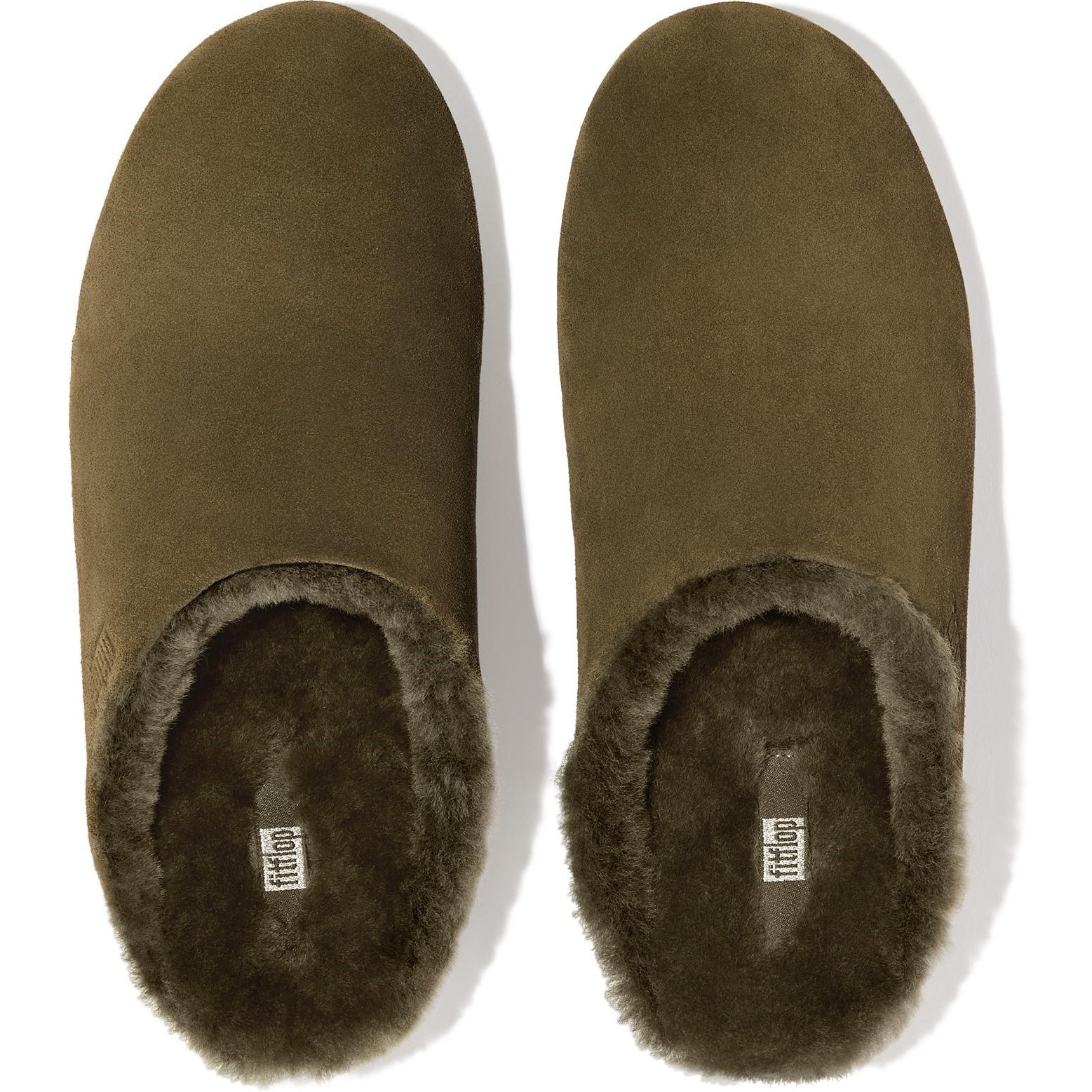 Fitflop Chrissie Shearling-Lined Suede Slippers