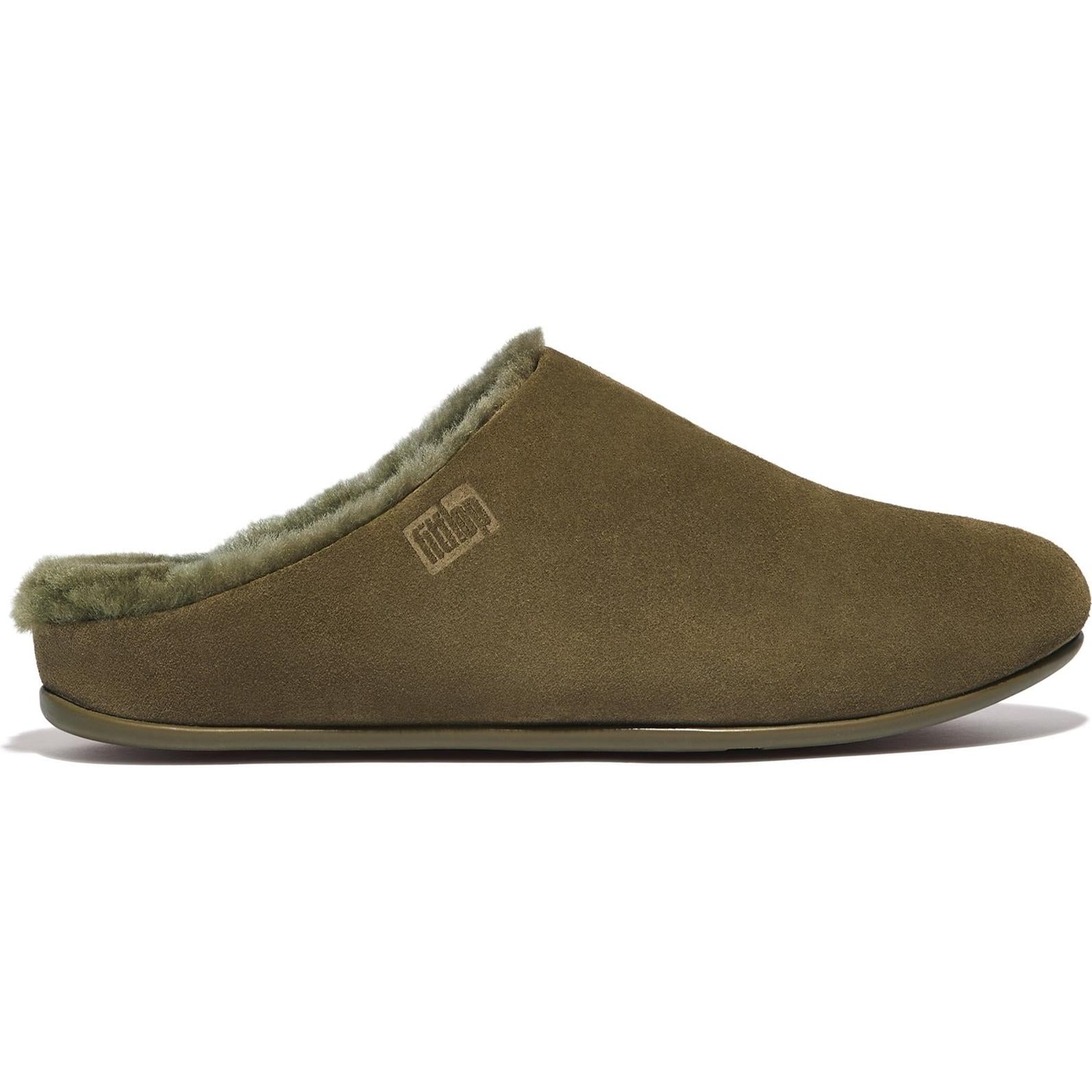 Fitflop Chrissie Shearling-Lined Suede Slippers