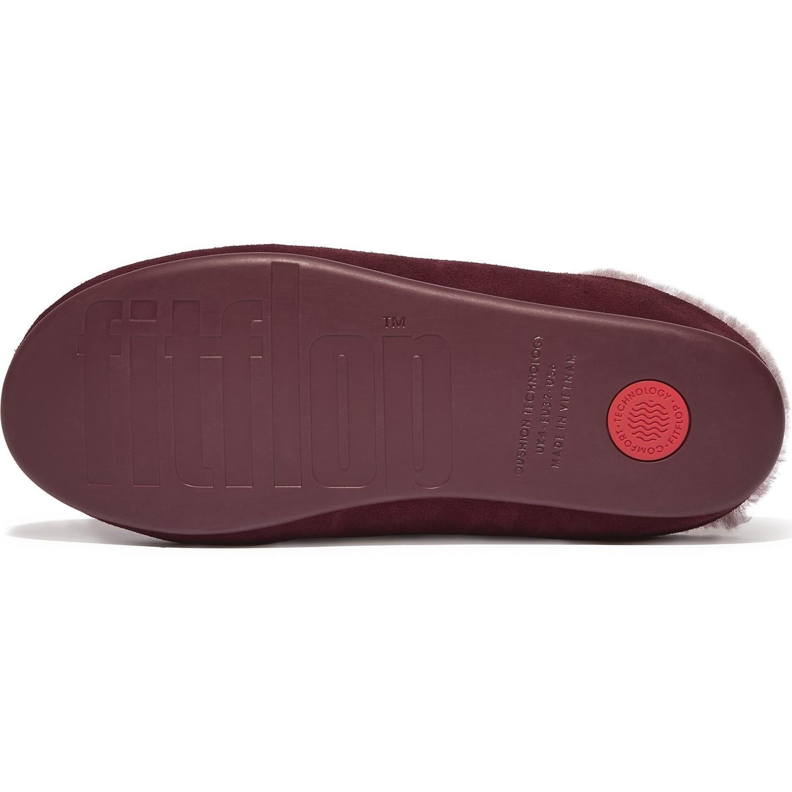 Fitflop Chrissie Shearling-Lined Suede Slippers