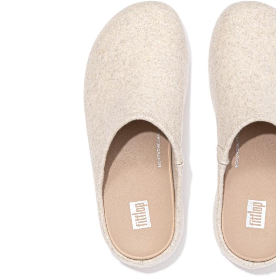 Fitflop Shuv Cushy Felt Clog Slippers