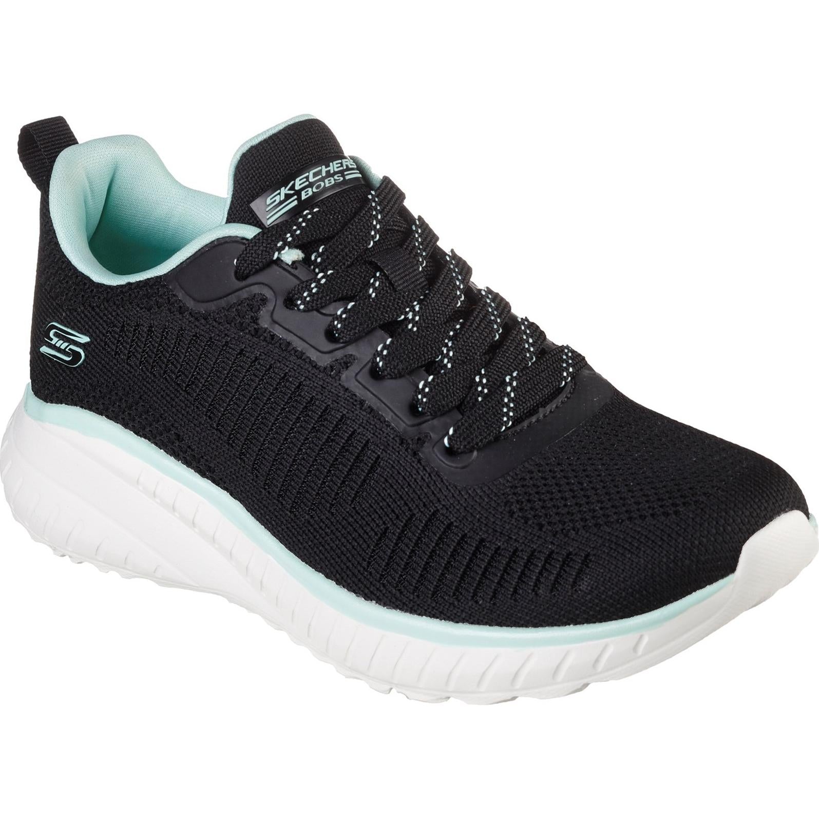 Skechers Bobs Squad Chaos Parallel Lines Trainers