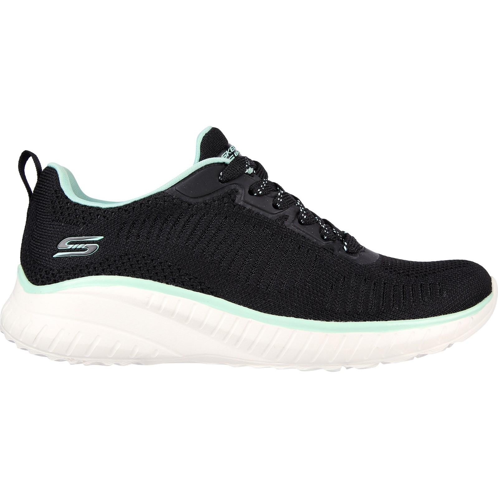 Skechers Bobs Squad Chaos Parallel Lines Trainers