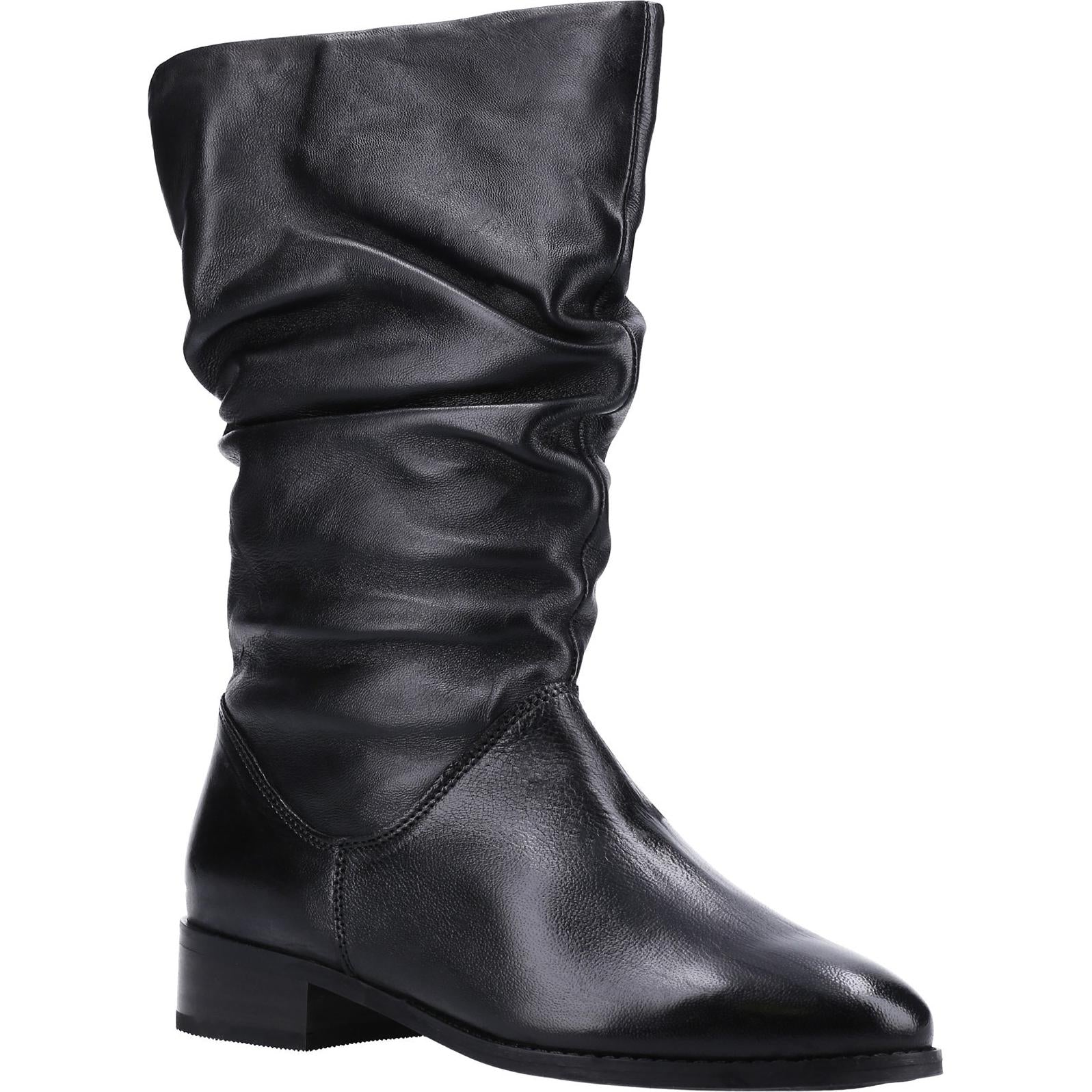 Dune London Rosalindas Ruched Calf Boots