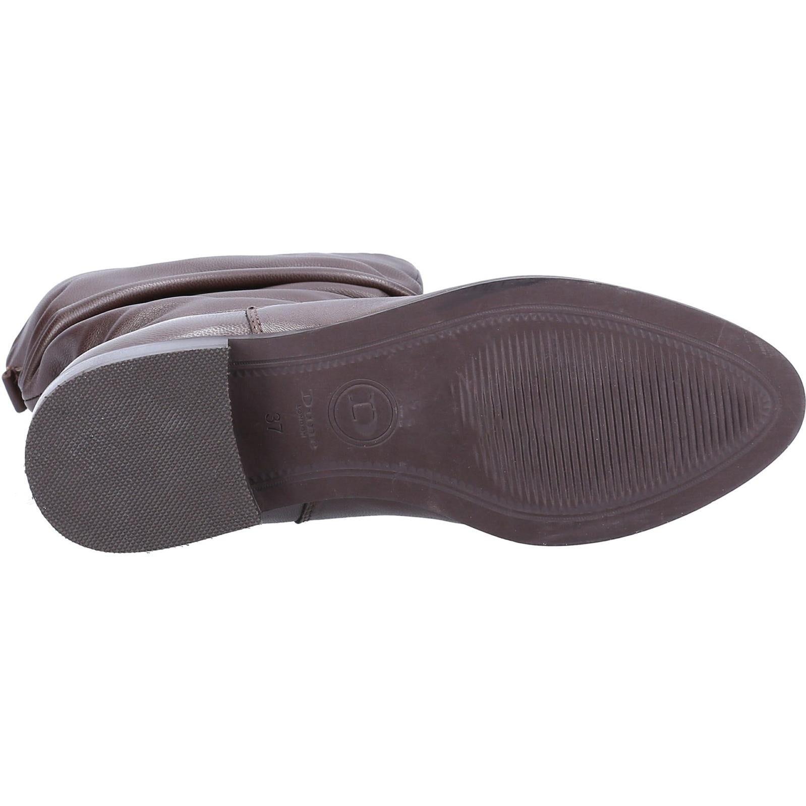 Dune London Rosalindas Ruched Calf Boots