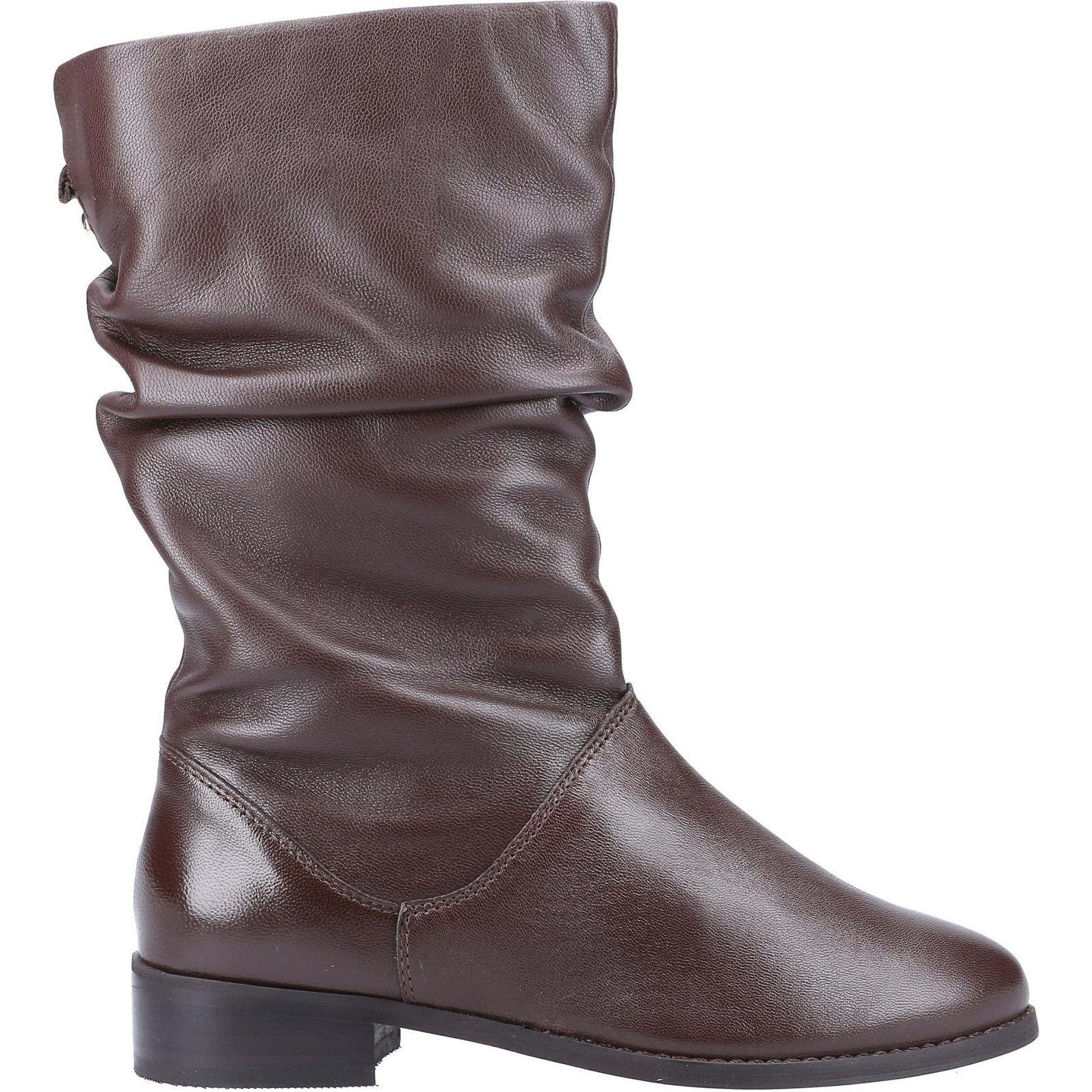 Dune London Rosalindas Ruched Calf Boots