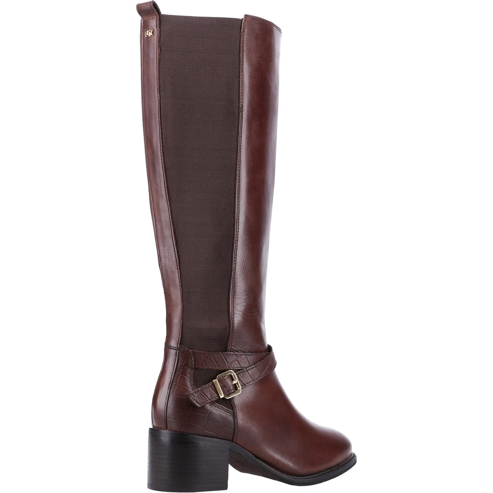 Dune London Tildings Strap Detail High Leg Boot