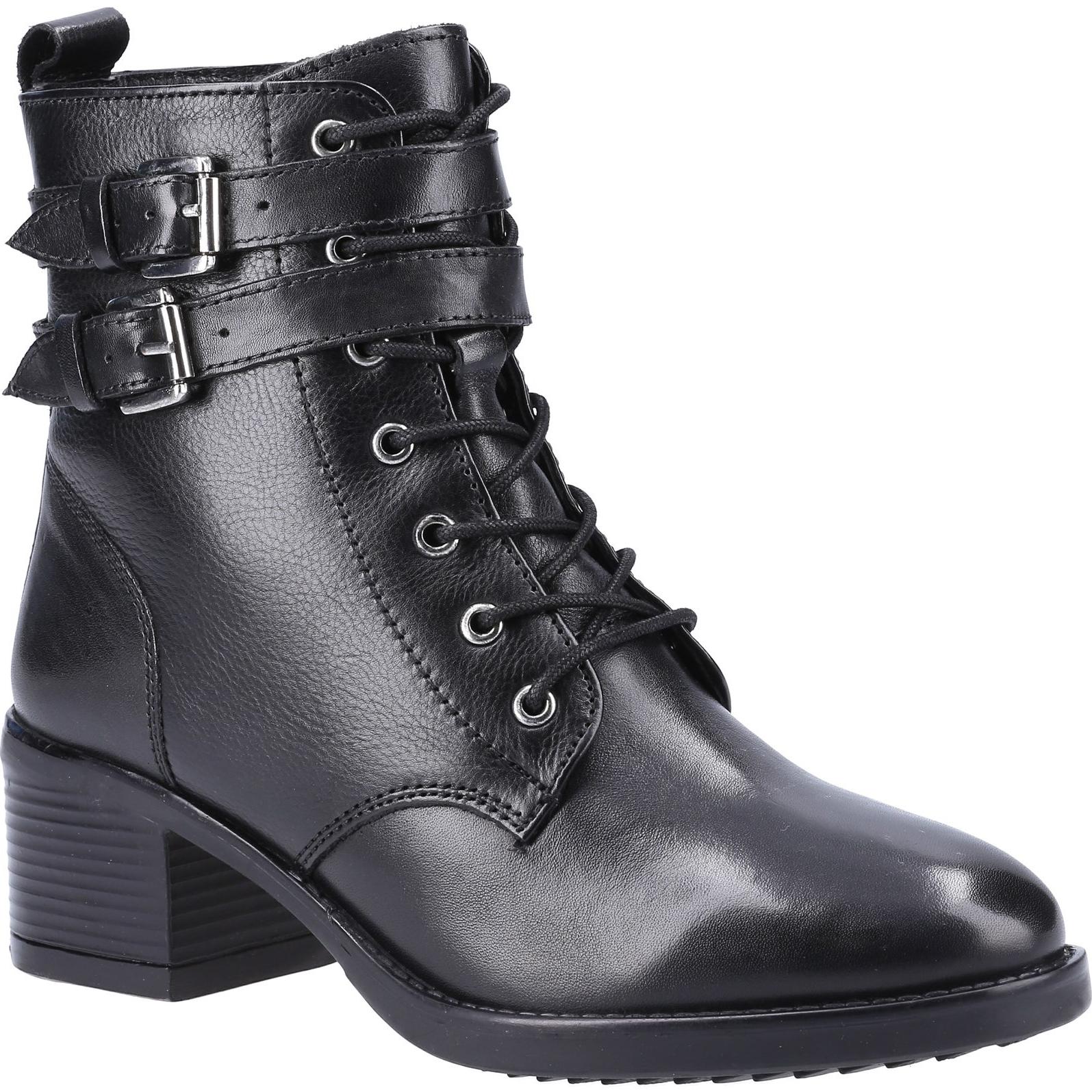 Dune London Paxan Buckle Detail Heeled Boot