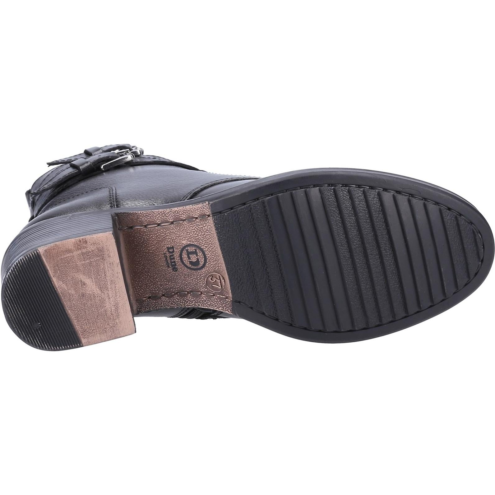 Dune London Paxan Buckle Detail Heeled Boot