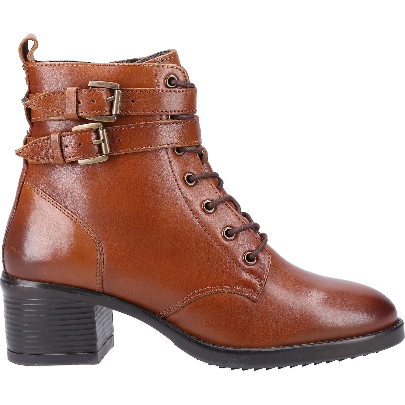 Dune London Paxan Buckle Detail Heeled Boot