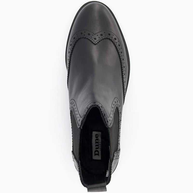Dune Quest Brogue Detail Chelsea Boot