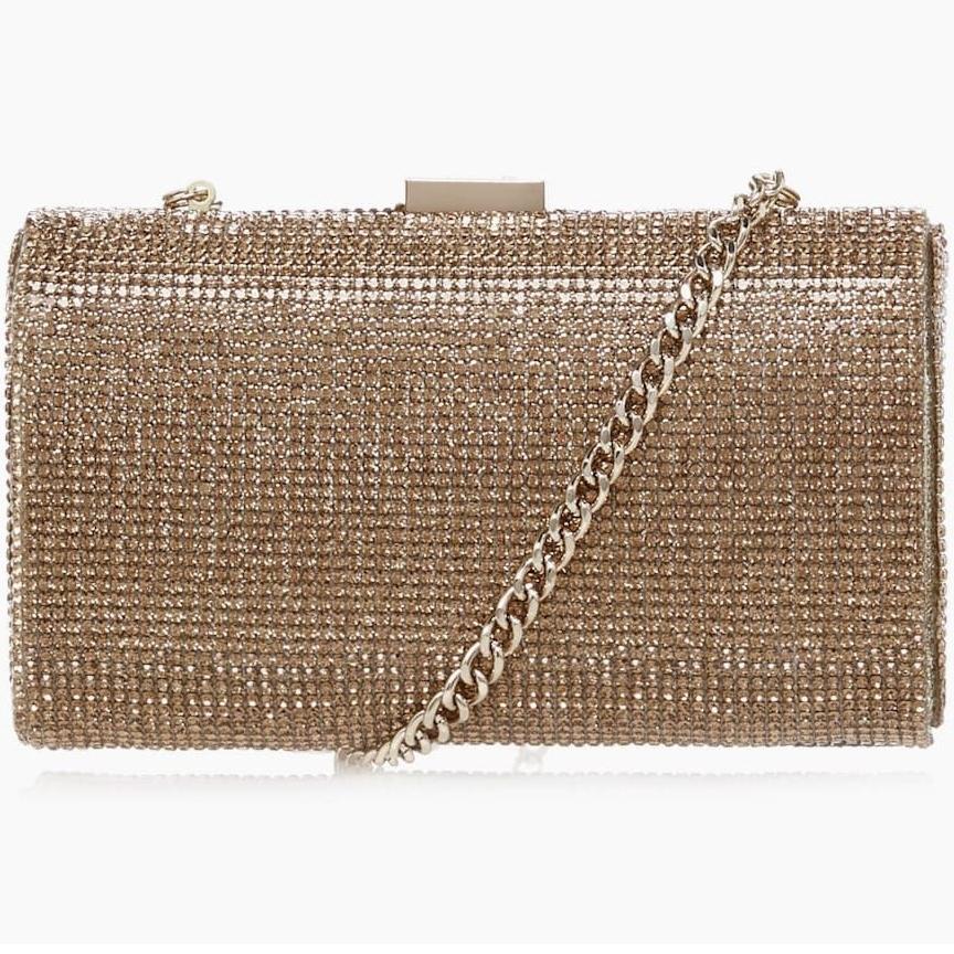 Dune Bryannie Crystal Embellished Clutch Bag