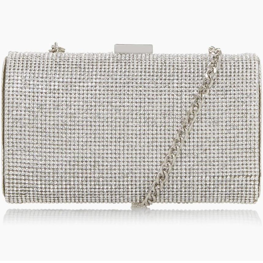 Dune Bryannie Crystal Embellished Clutch Bag