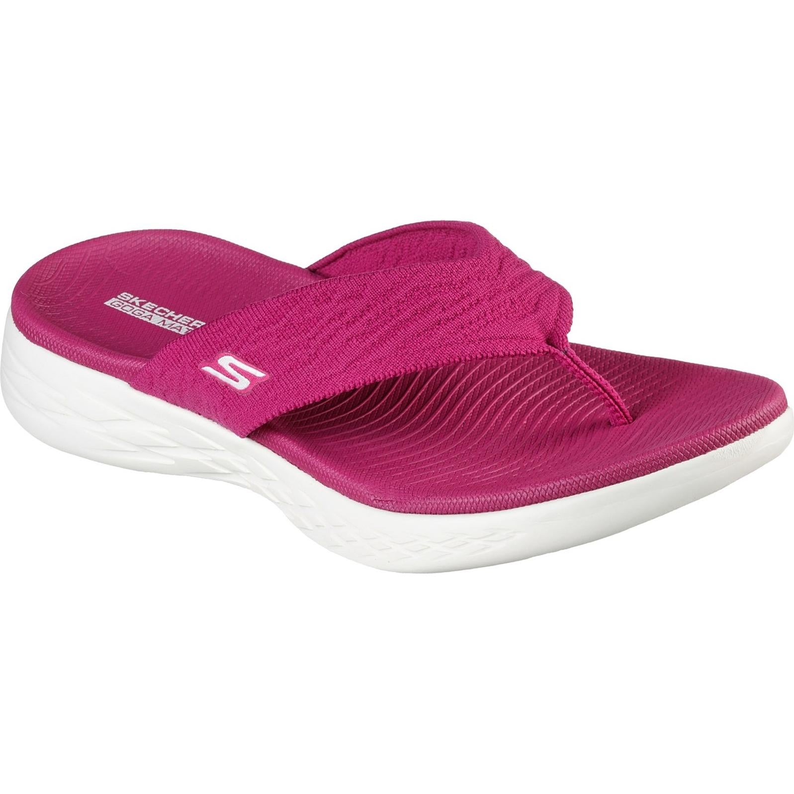 Skechers On-The-Go 600 Sunny Toe Post Slippers