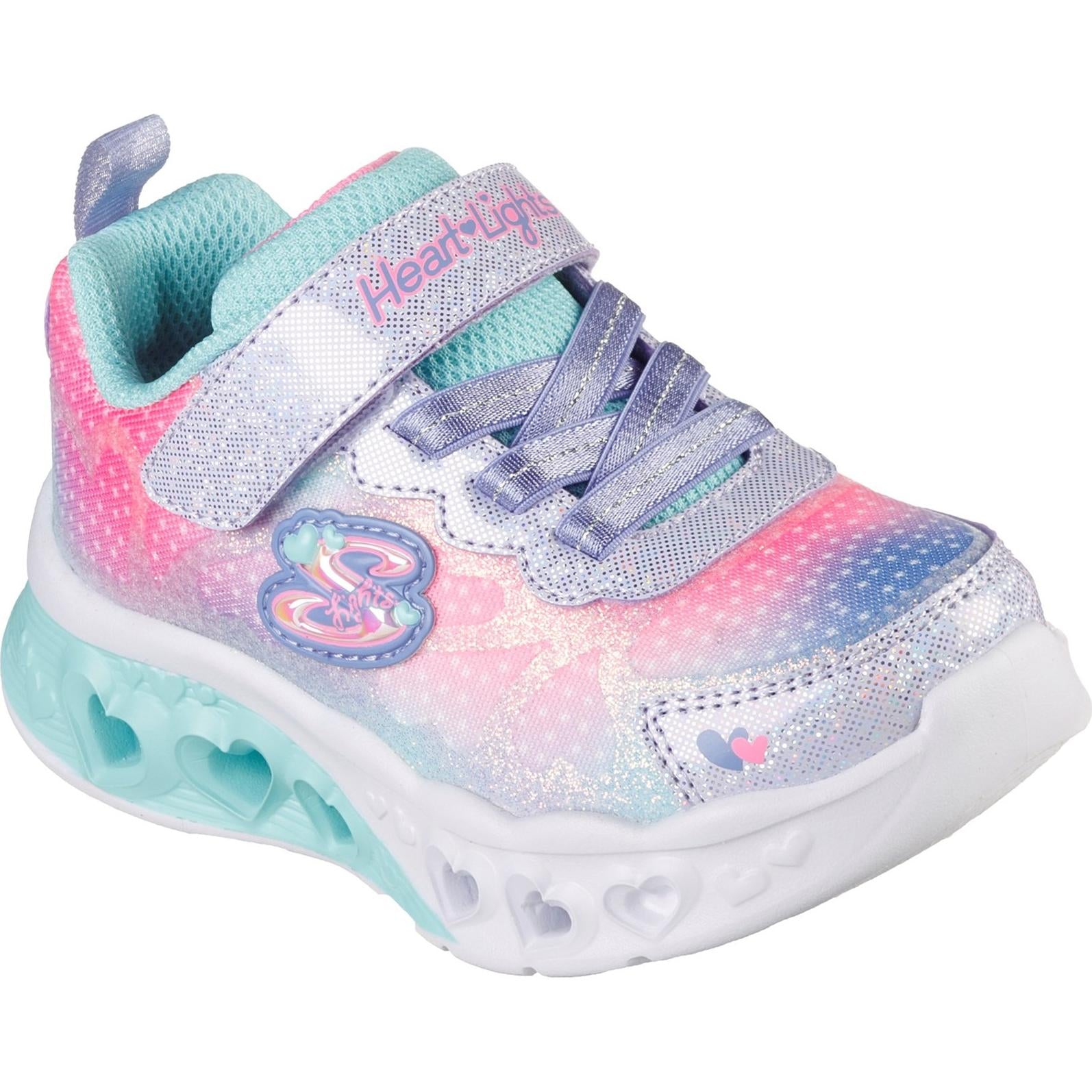 Skechers Flutter Heart Lights Simply Love Trainers