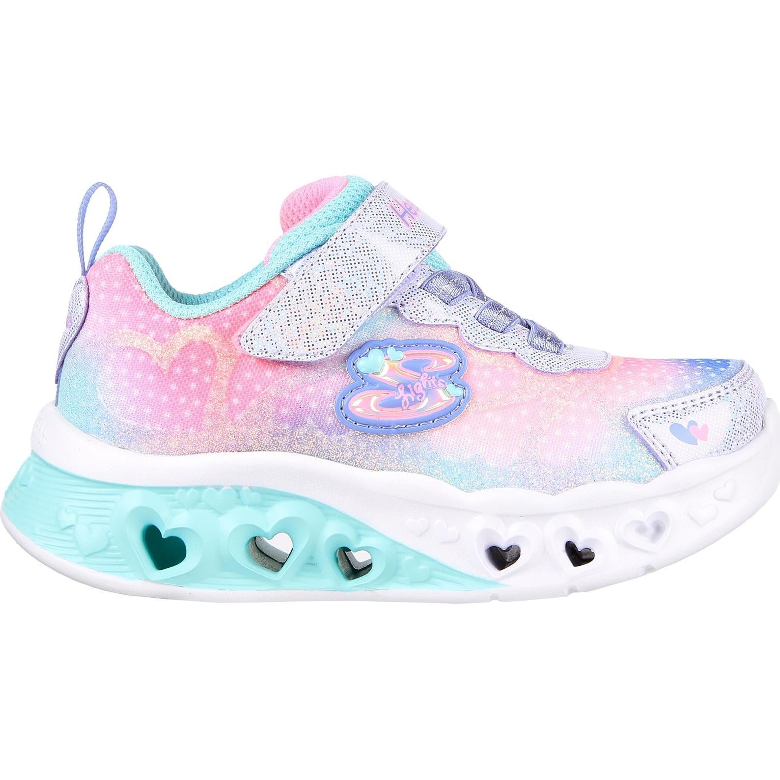 Skechers Flutter Heart Lights Simply Love Trainers
