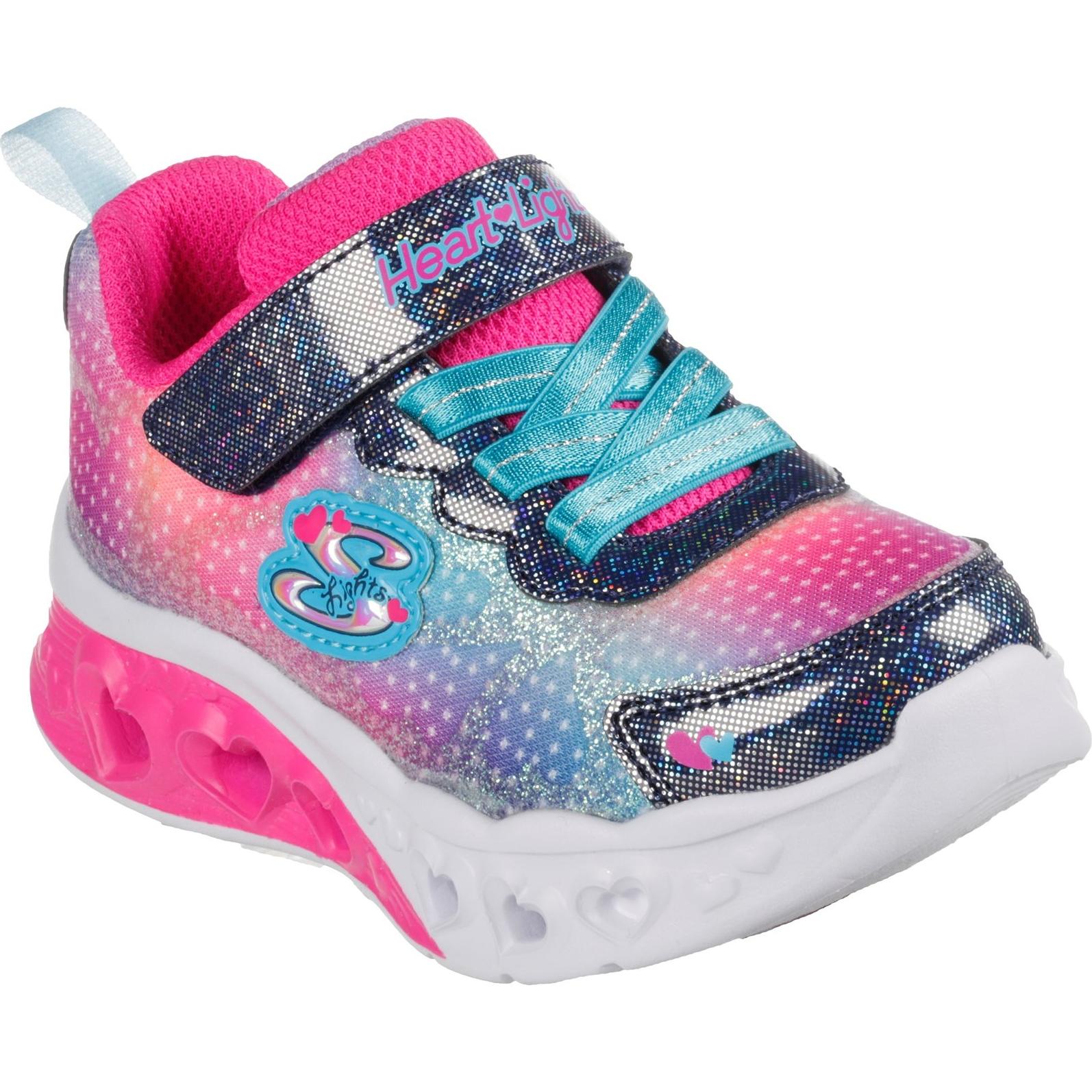 Skechers Flutter Heart Lights Simply Love Trainers