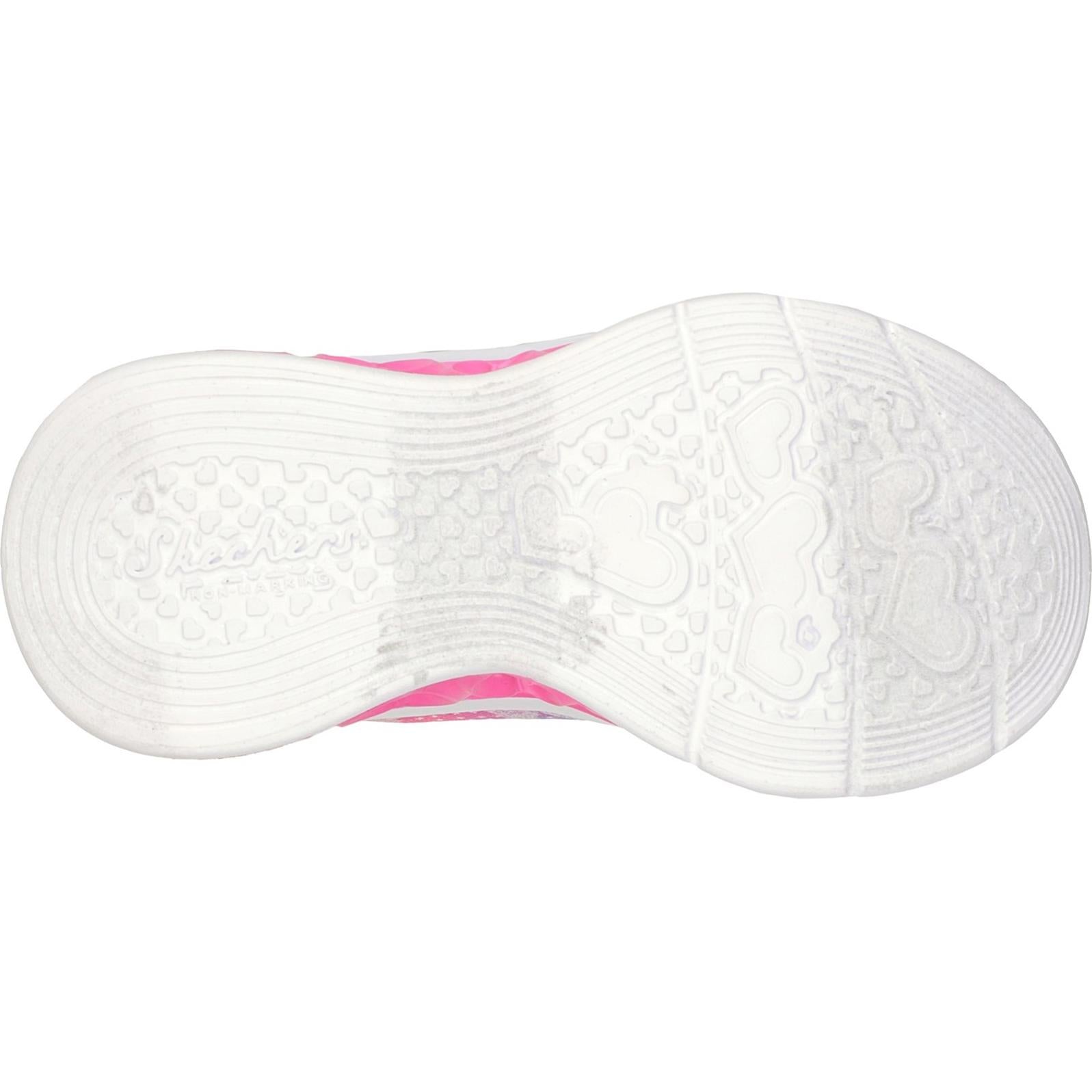 Skechers Flutter Heart Lights Simply Love Trainers