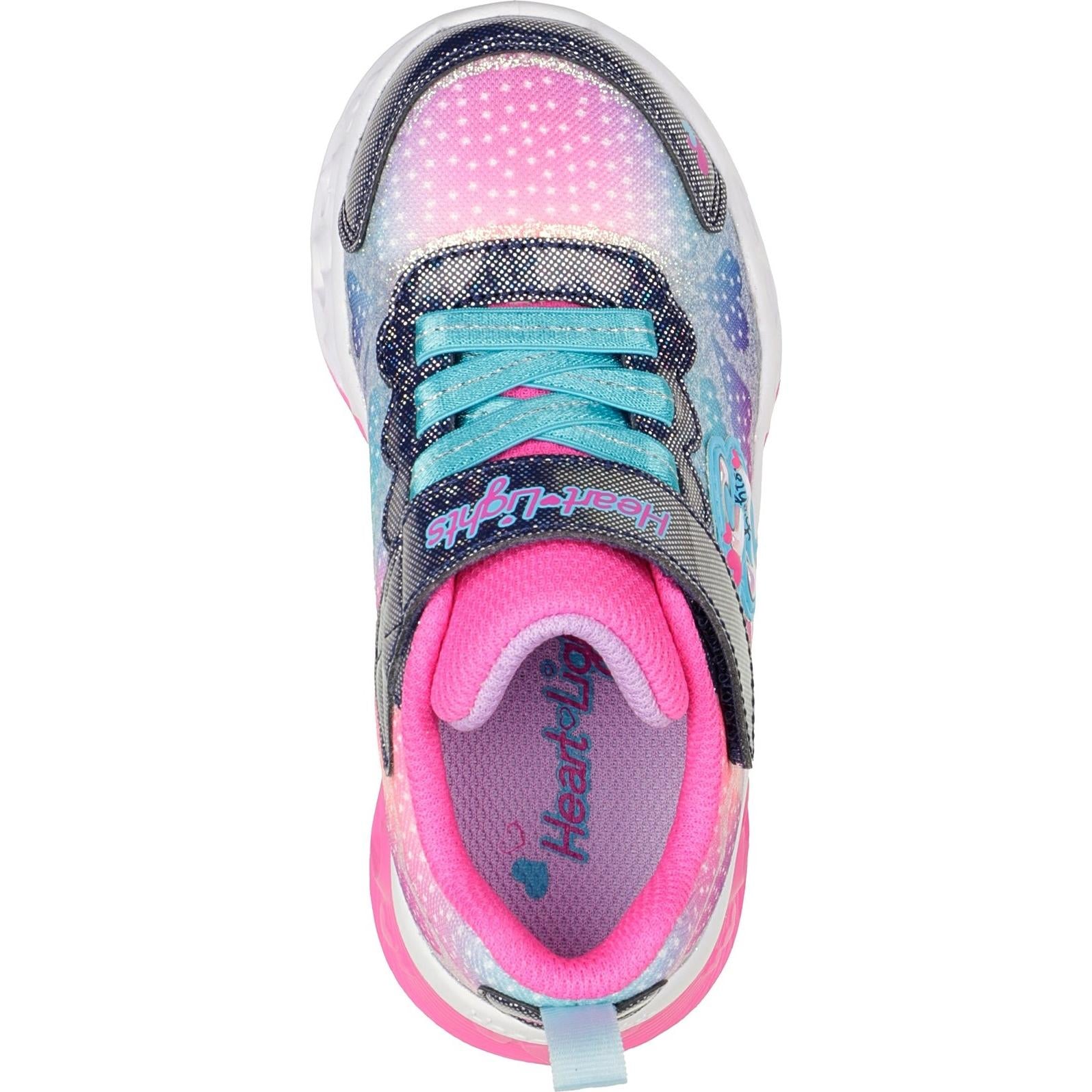 Skechers Flutter Heart Lights Simply Love Trainers