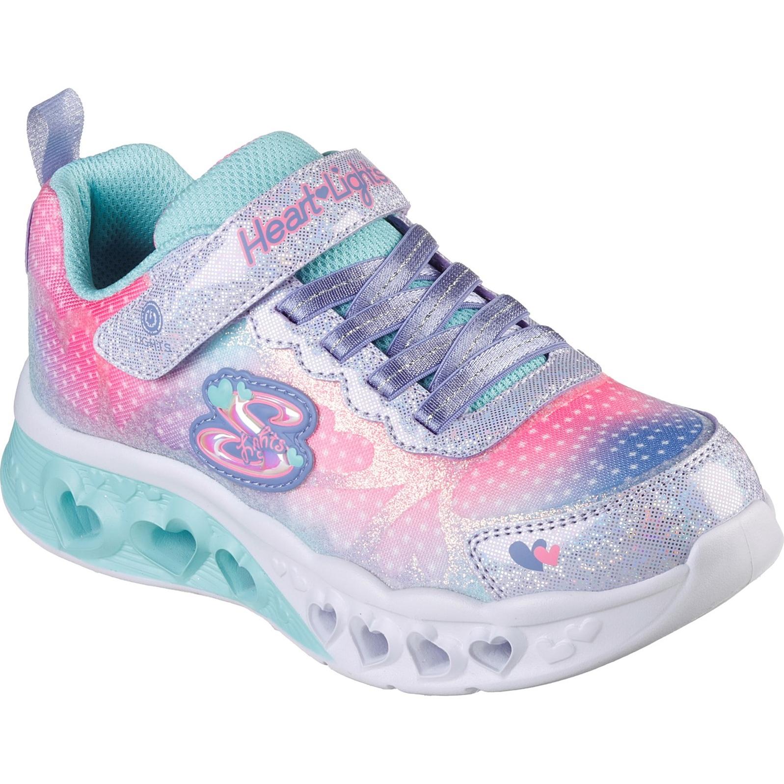 Skechers Flutter Heart Lights Simply Love Trainers