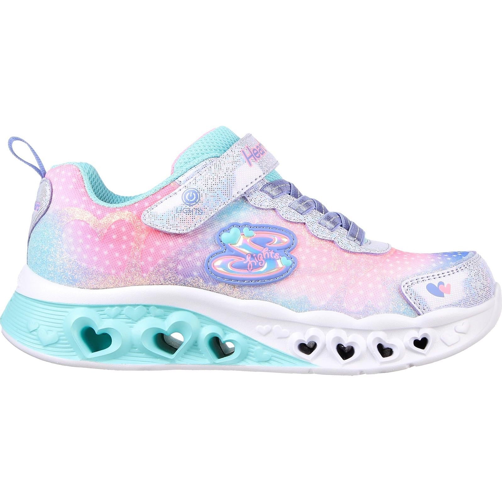 Skechers Flutter Heart Lights Simply Love Trainers