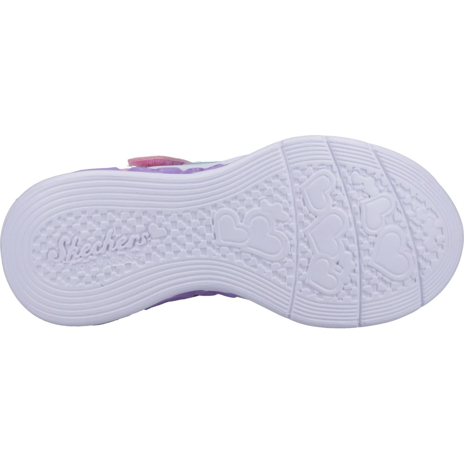 Skechers Flutter Heart Lights Simply Love Trainers
