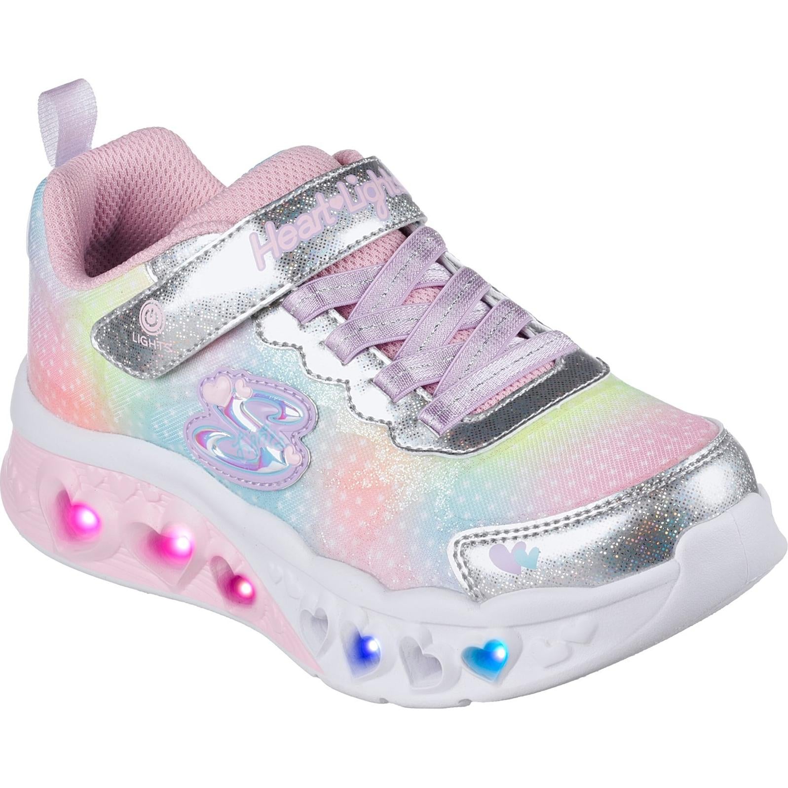 Skechers Flutter Heart Lights Simply Love Trainers