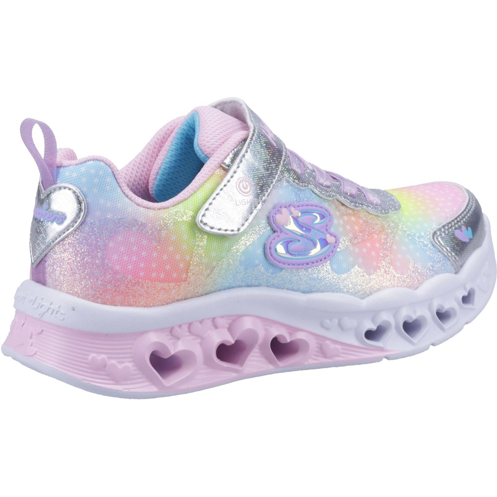 Skechers Flutter Heart Lights Simply Love Trainers