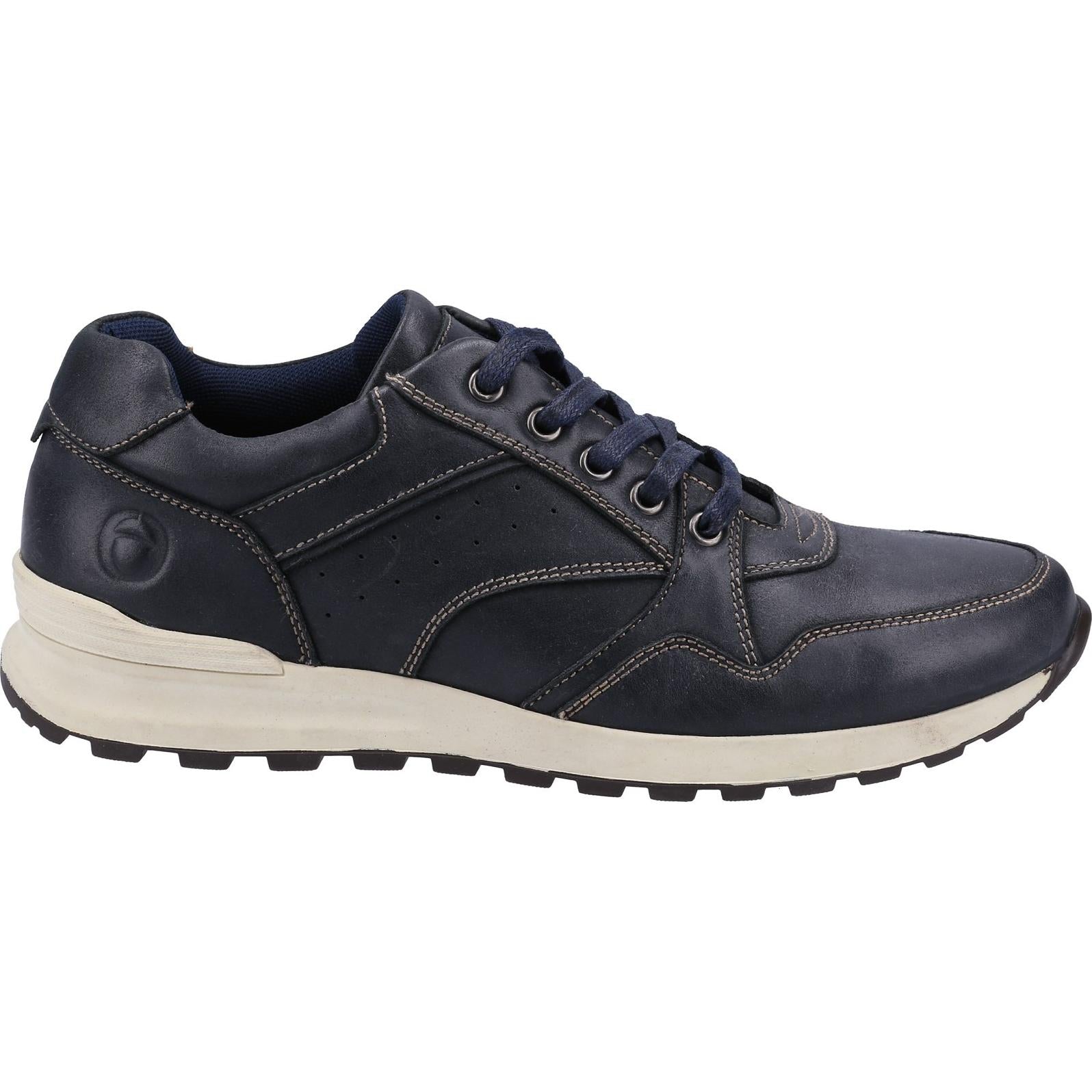 Cotswold Epney Leather Lace Trainer