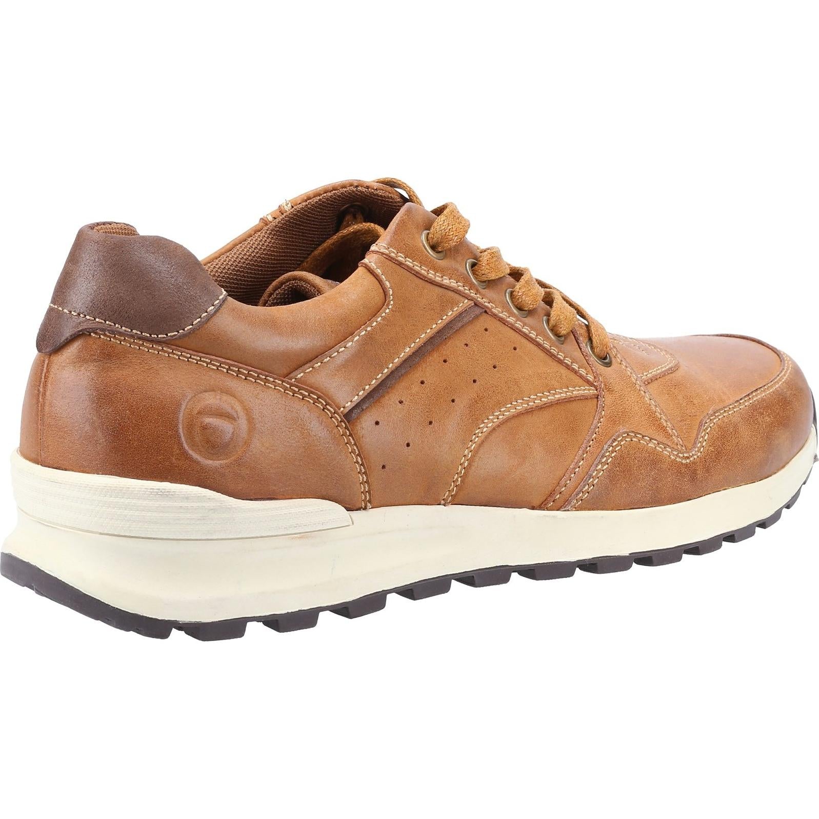 Cotswold Epney Leather Lace Trainer